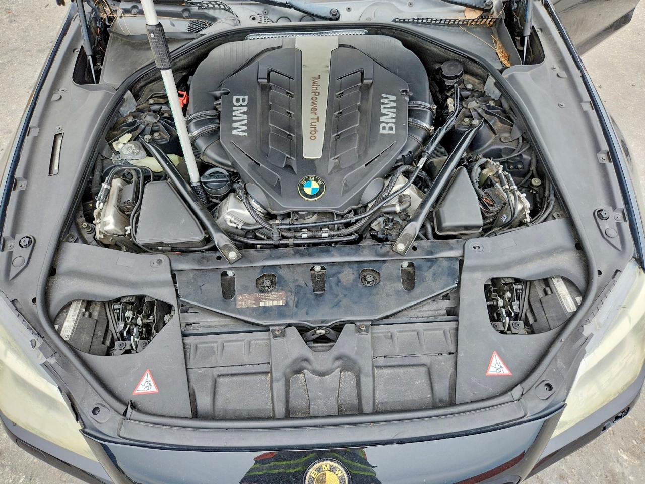2013 Bmw 650 I Black vin: WBA6B2C5XDD128622