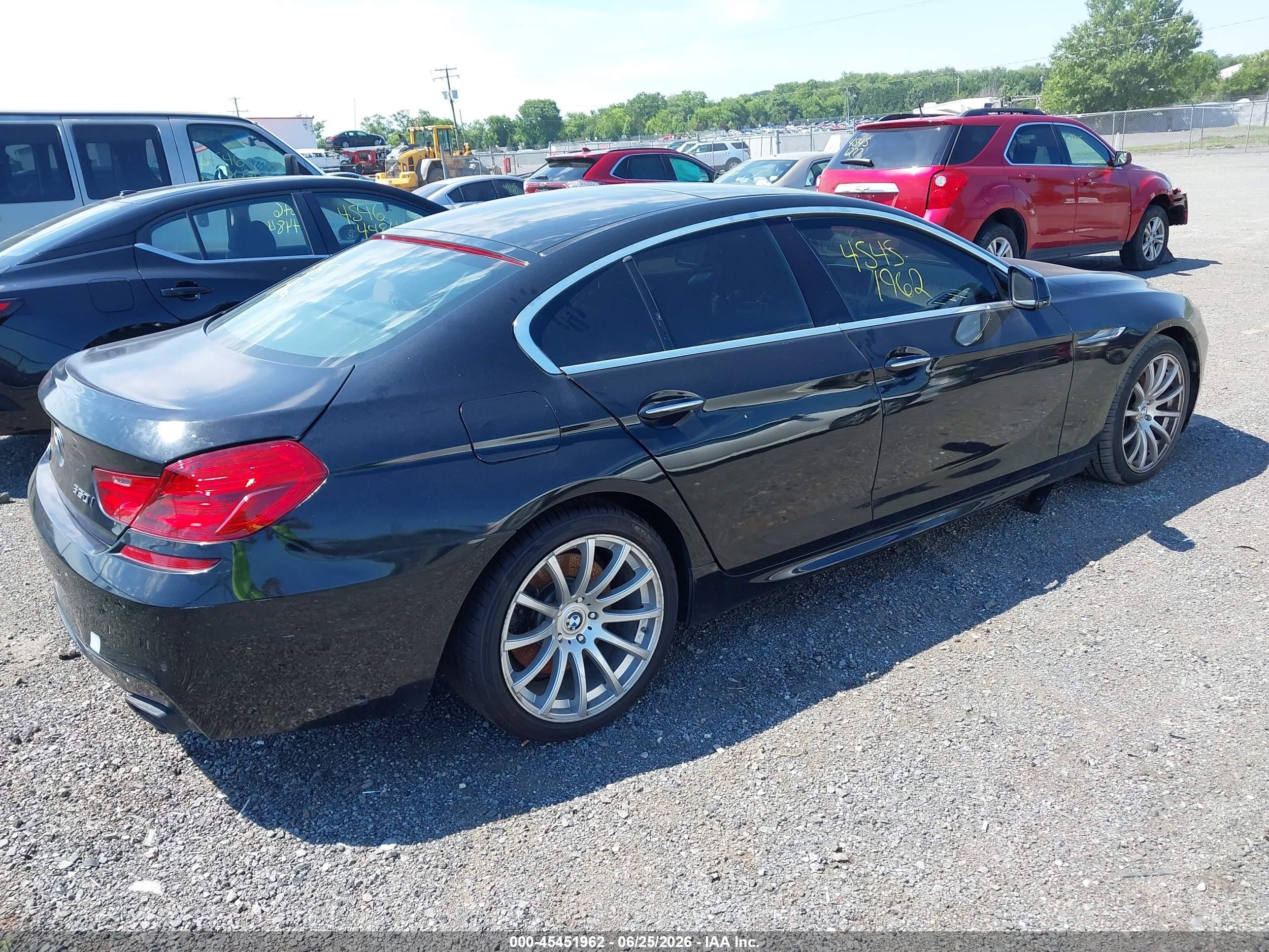 2013 Bmw 650i Gran Coupe   Black vin: WBA6B2C5XDDG66854
