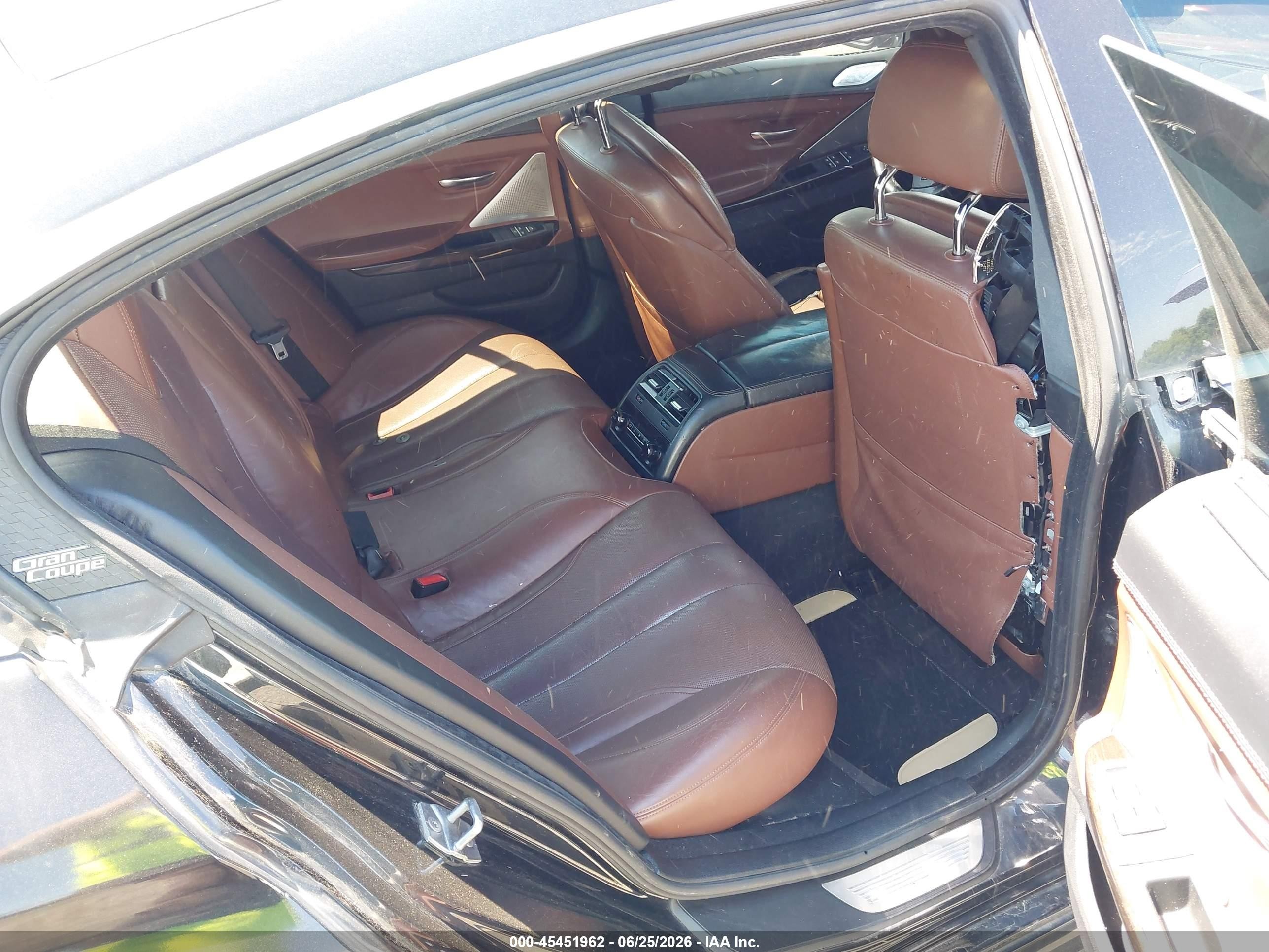 2013 Bmw 650i Gran Coupe   Black vin: WBA6B2C5XDDG66854