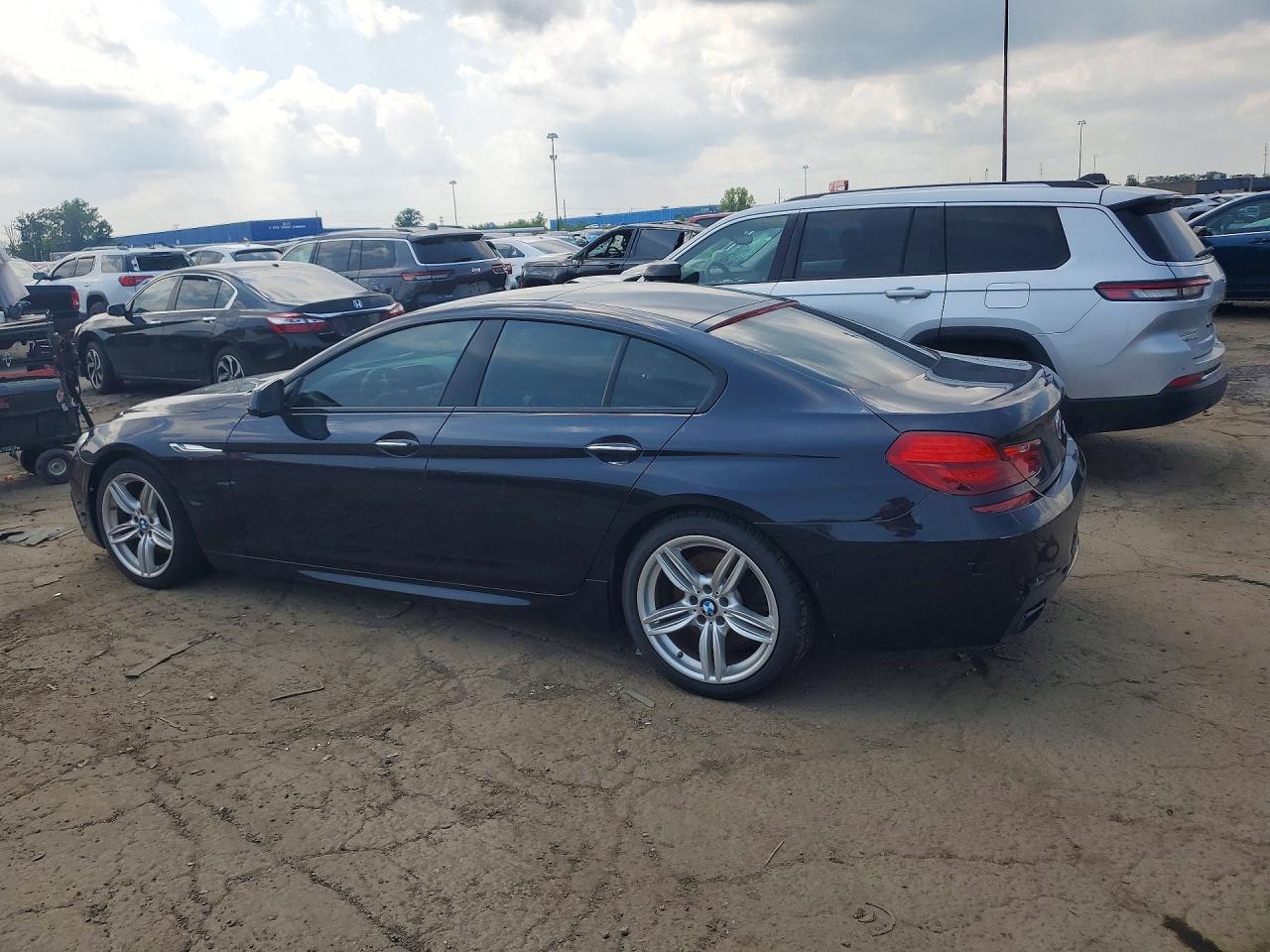 2014 Bmw 650 I Gran Coupe Черный vin: WBA6B2C5XED128816