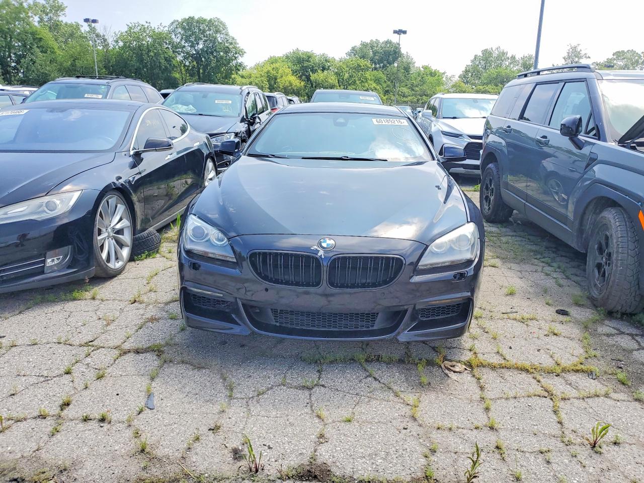 2014 Bmw 650 I Gran Coupe Черный vin: WBA6B2C5XED128816