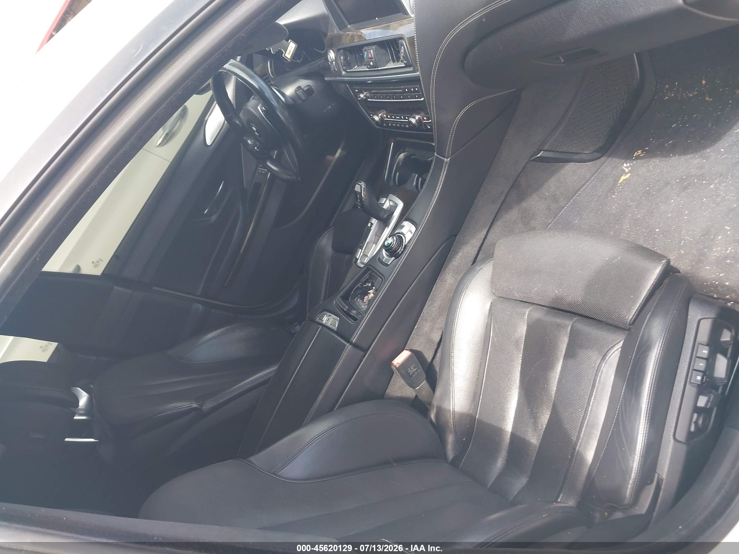 2014 Bmw 650i Gran Coupe   White vin: WBA6B2C5XED129884