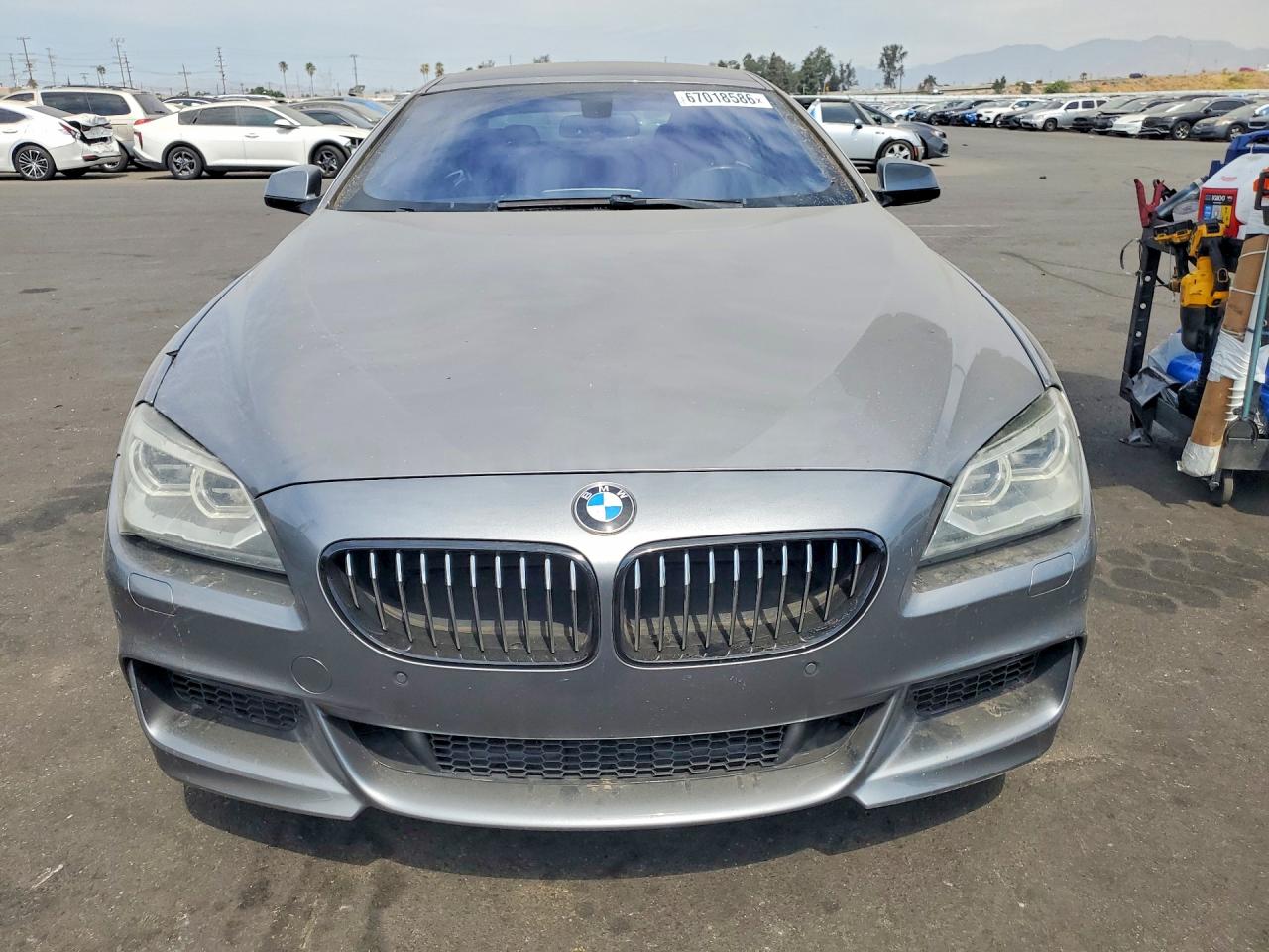 2013 Bmw 650 Xi Gray vin: WBA6B4C51DDG67693