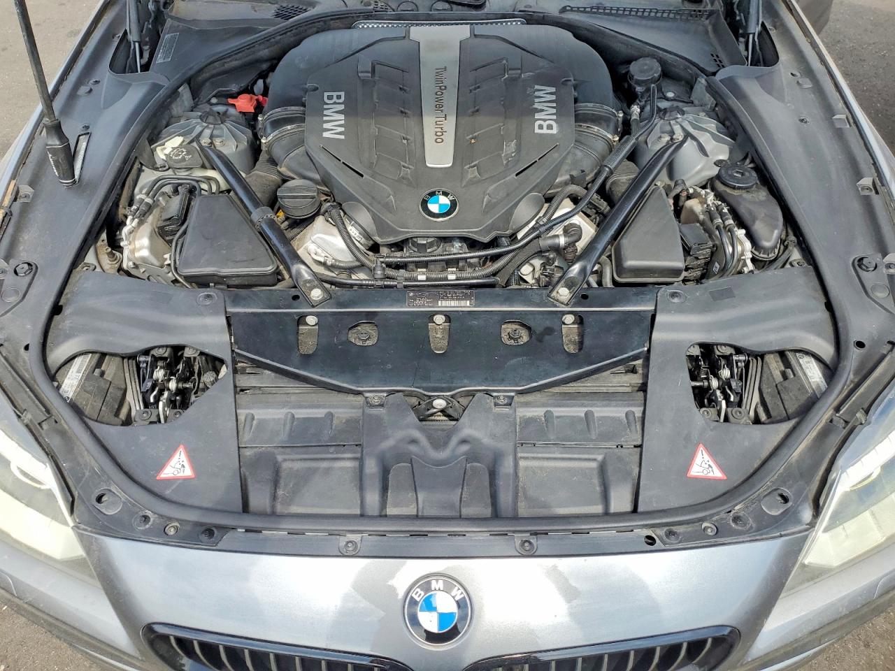 2013 Bmw 650 Xi Gray vin: WBA6B4C51DDG67693