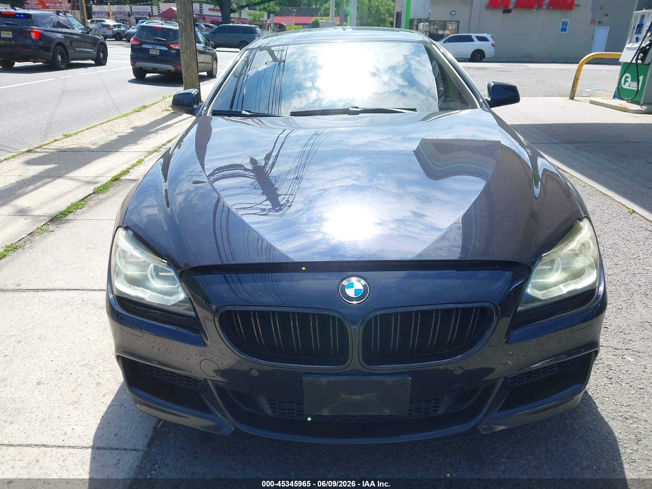 2013 Bmw 650i Gran Coupe Xdrive Black vin: WBA6B4C51DDG67984