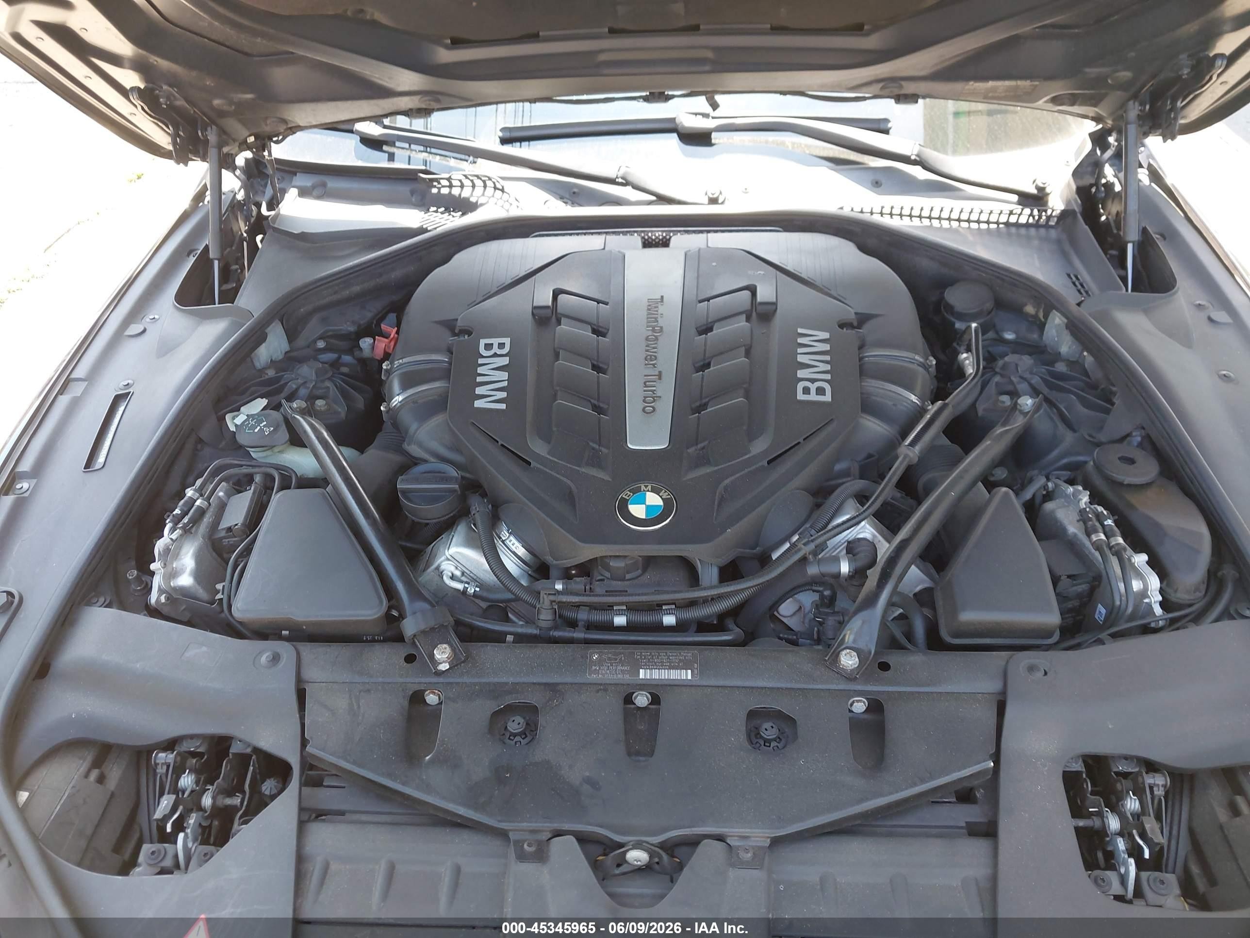 2013 Bmw 650i Gran Coupe Xdrive Black vin: WBA6B4C51DDG67984