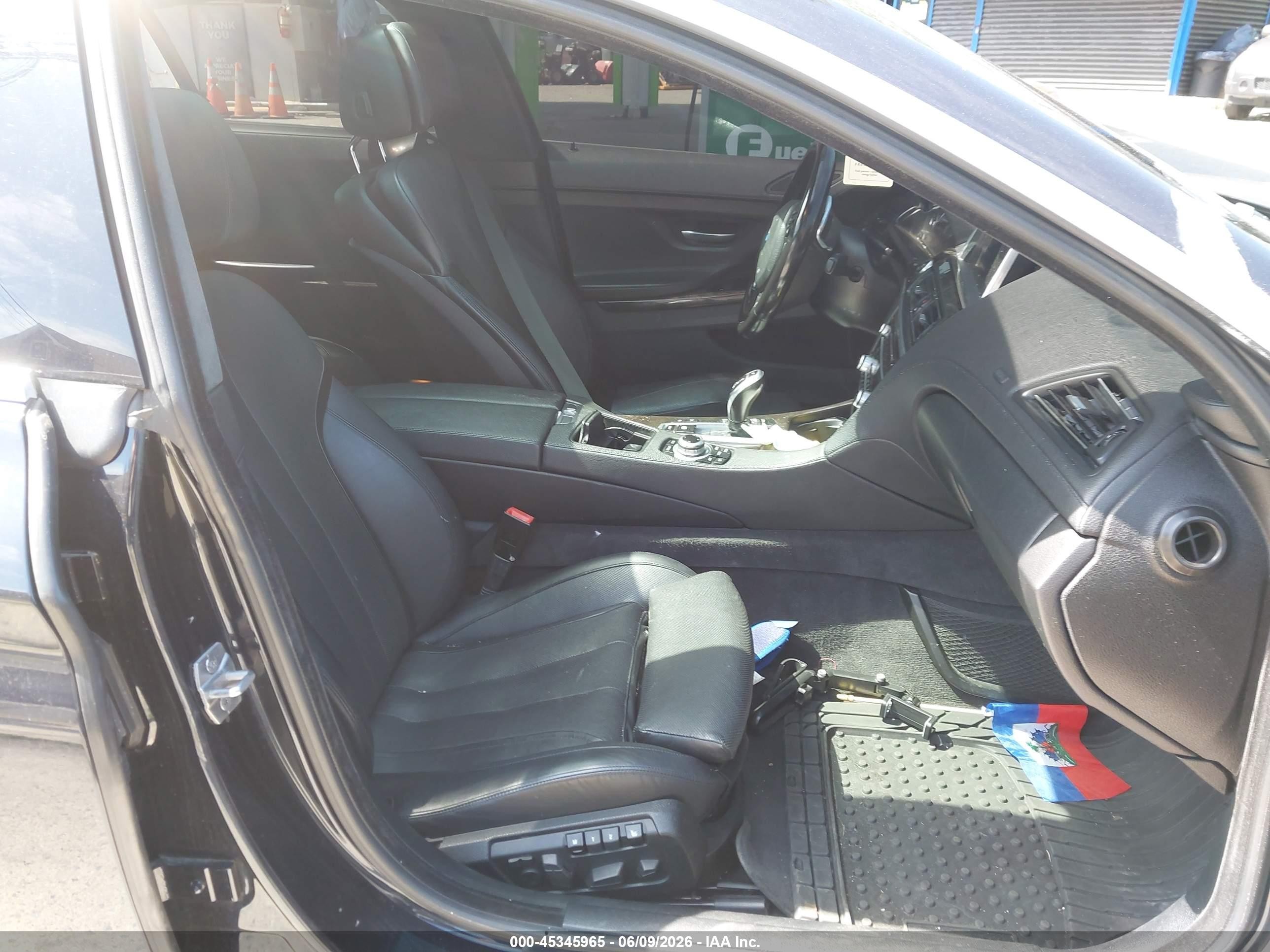 2013 Bmw 650i Gran Coupe Xdrive Black vin: WBA6B4C51DDG67984