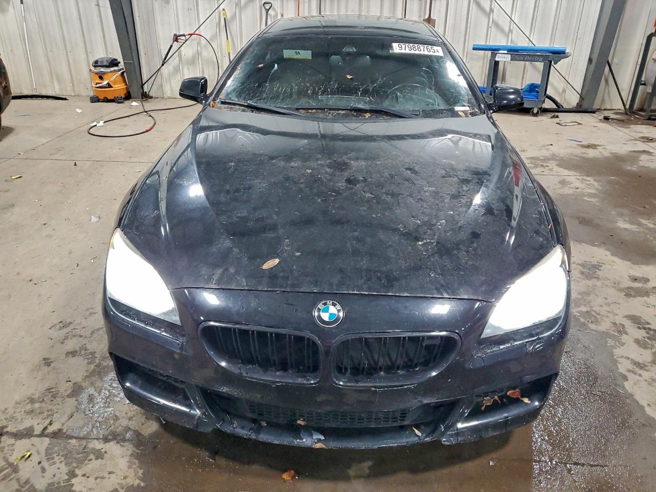 2014 Bmw 650 Xi Gran Coupe Black vin: WBA6B4C51ED371393