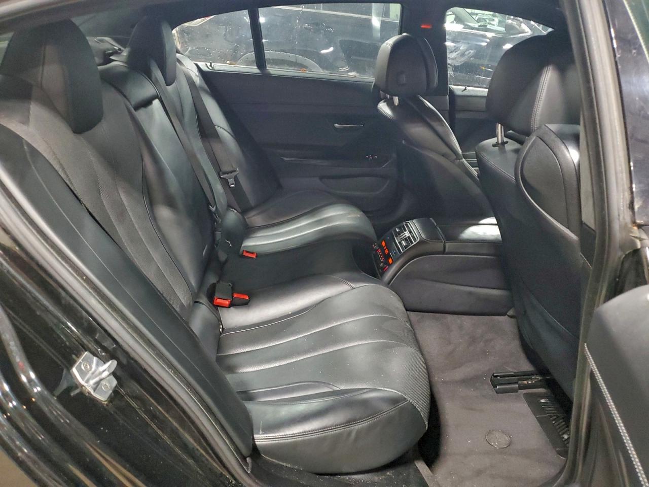 2014 Bmw 650 Xi Gran Coupe Black vin: WBA6B4C51ED371393