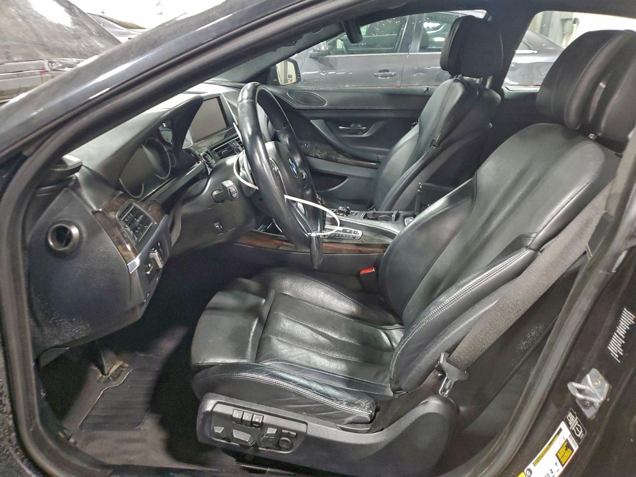 2014 Bmw 650 Xi Gran Coupe Black vin: WBA6B4C51ED371393