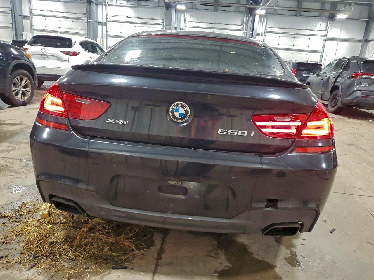 2014 Bmw 650 Xi Gran Coupe Black vin: WBA6B4C51ED371393