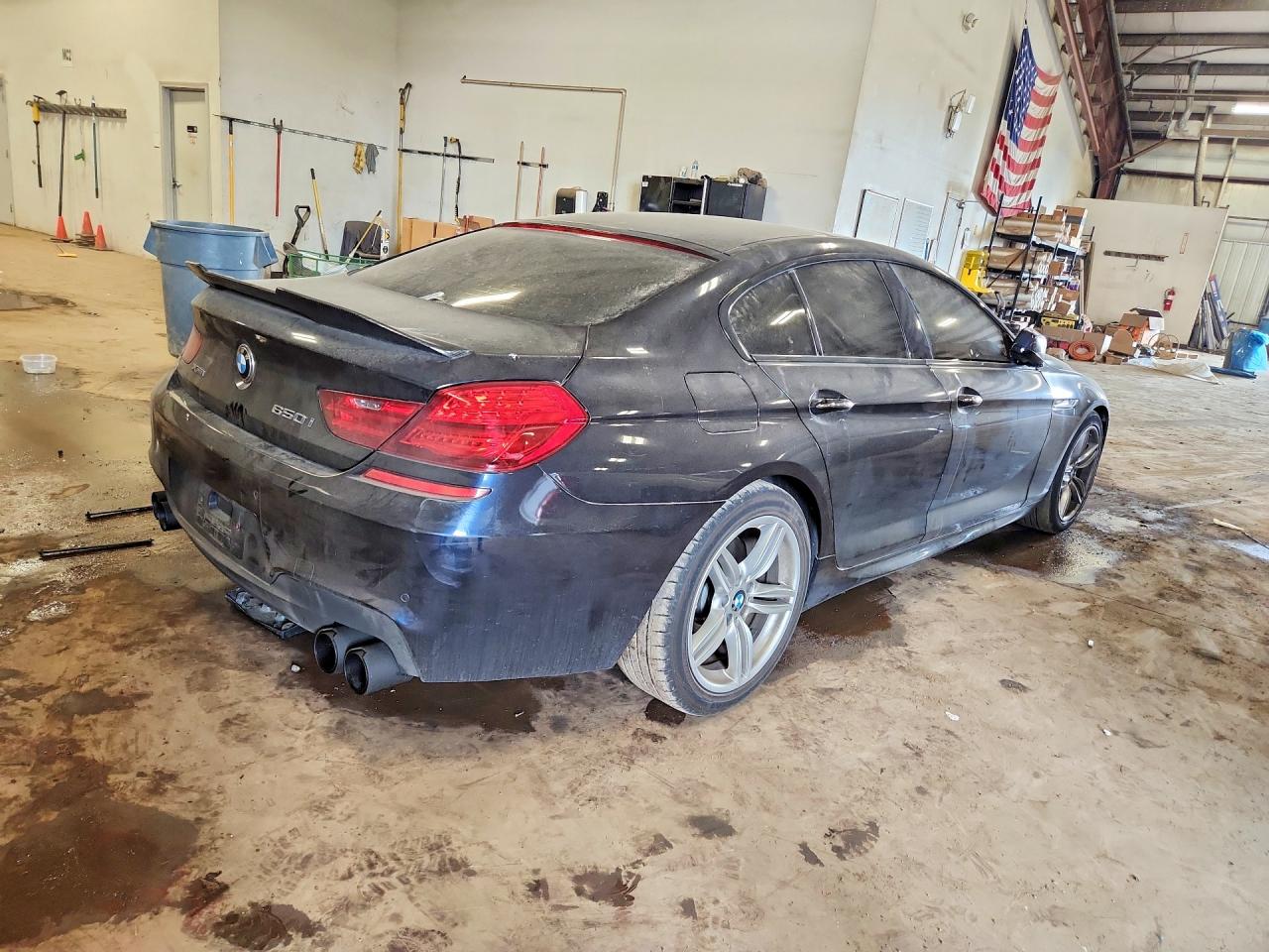 2015 Bmw 650 Black vin: WBA6B4C51FD761234