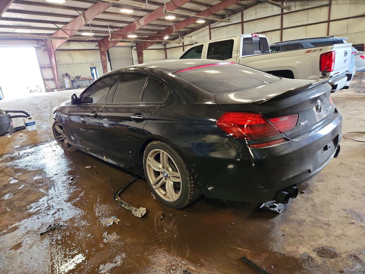 2015 Bmw 650 Black vin: WBA6B4C51FD761234