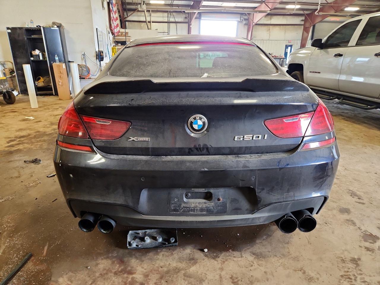 2015 Bmw 650 Black vin: WBA6B4C51FD761234