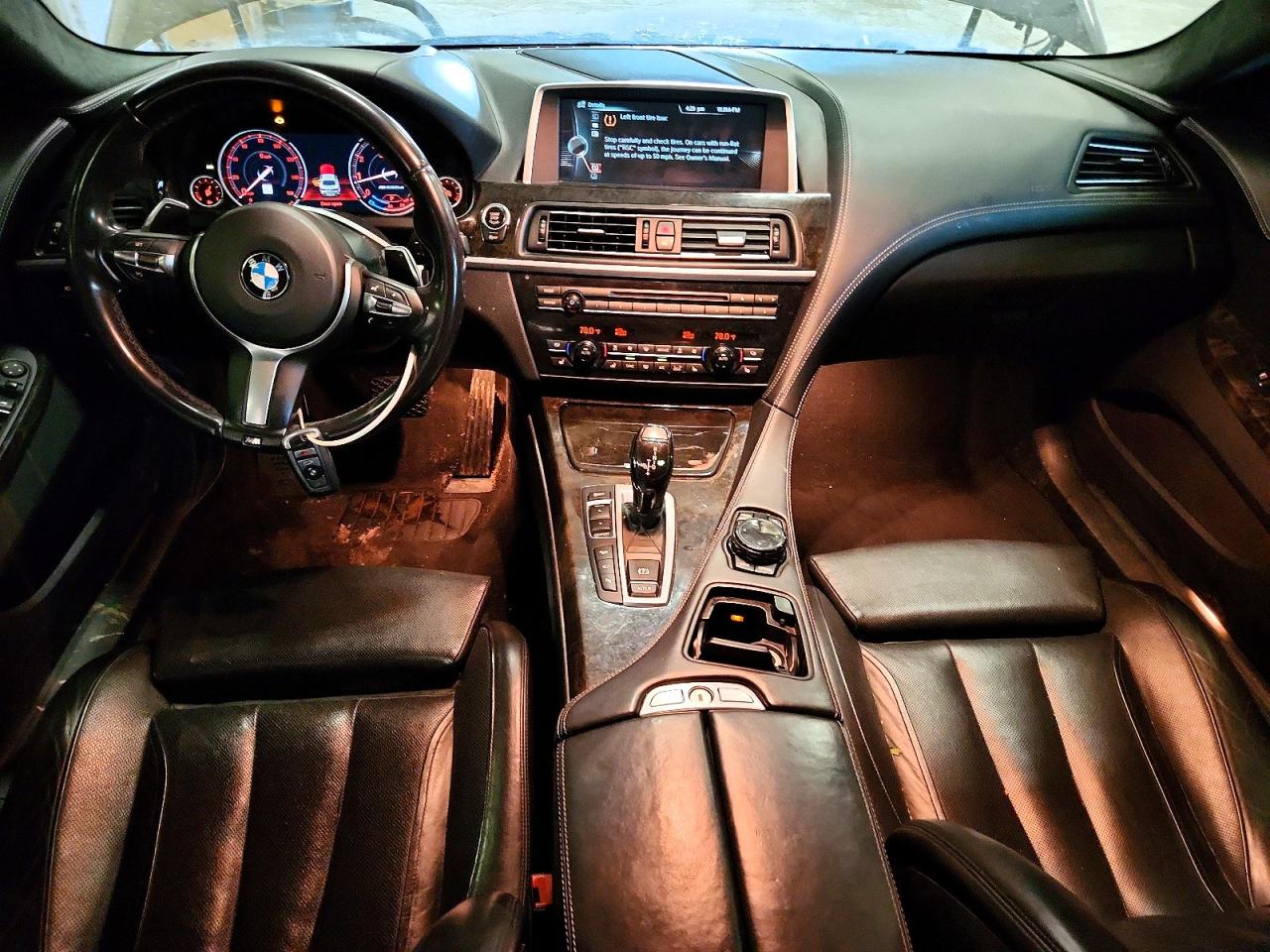 2015 Bmw 650 Black vin: WBA6B4C51FD761234
