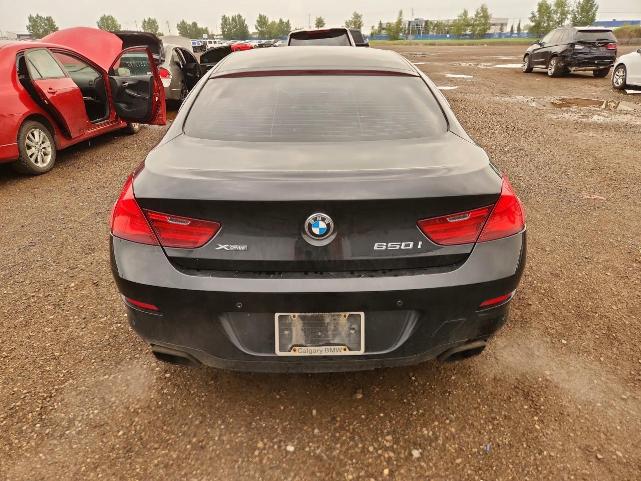 2013 Bmw 650 Xi Black vin: WBA6B4C52DDG67881