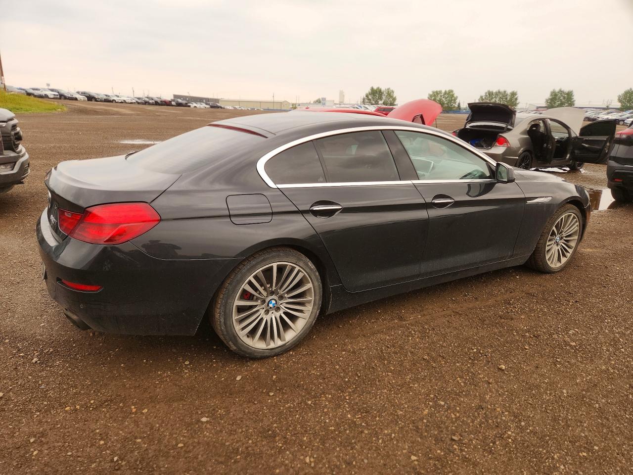 2013 Bmw 650 Xi Black vin: WBA6B4C52DDG67881