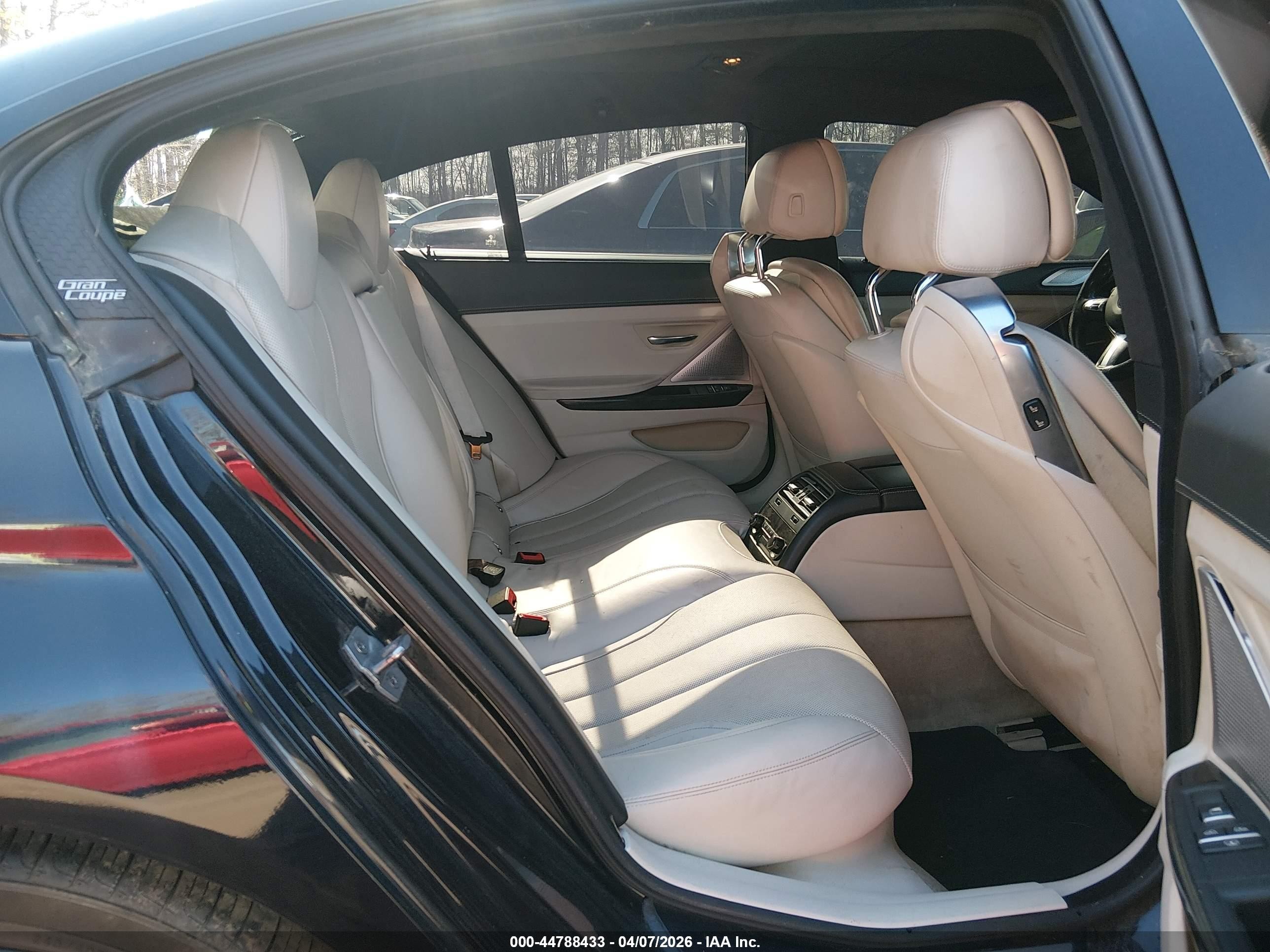 2014 Bmw 650i Gran Coupe Xdrive Black vin: WBA6B4C52ED760396