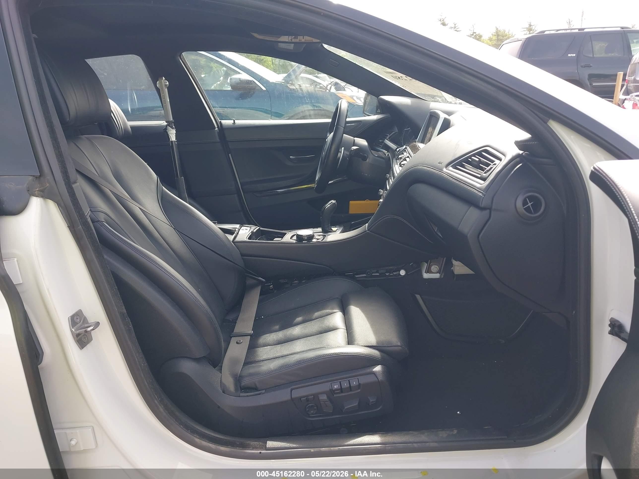 2015 Bmw 650i Gran Coupe Xdrive Белый vin: WBA6B4C52FD761470