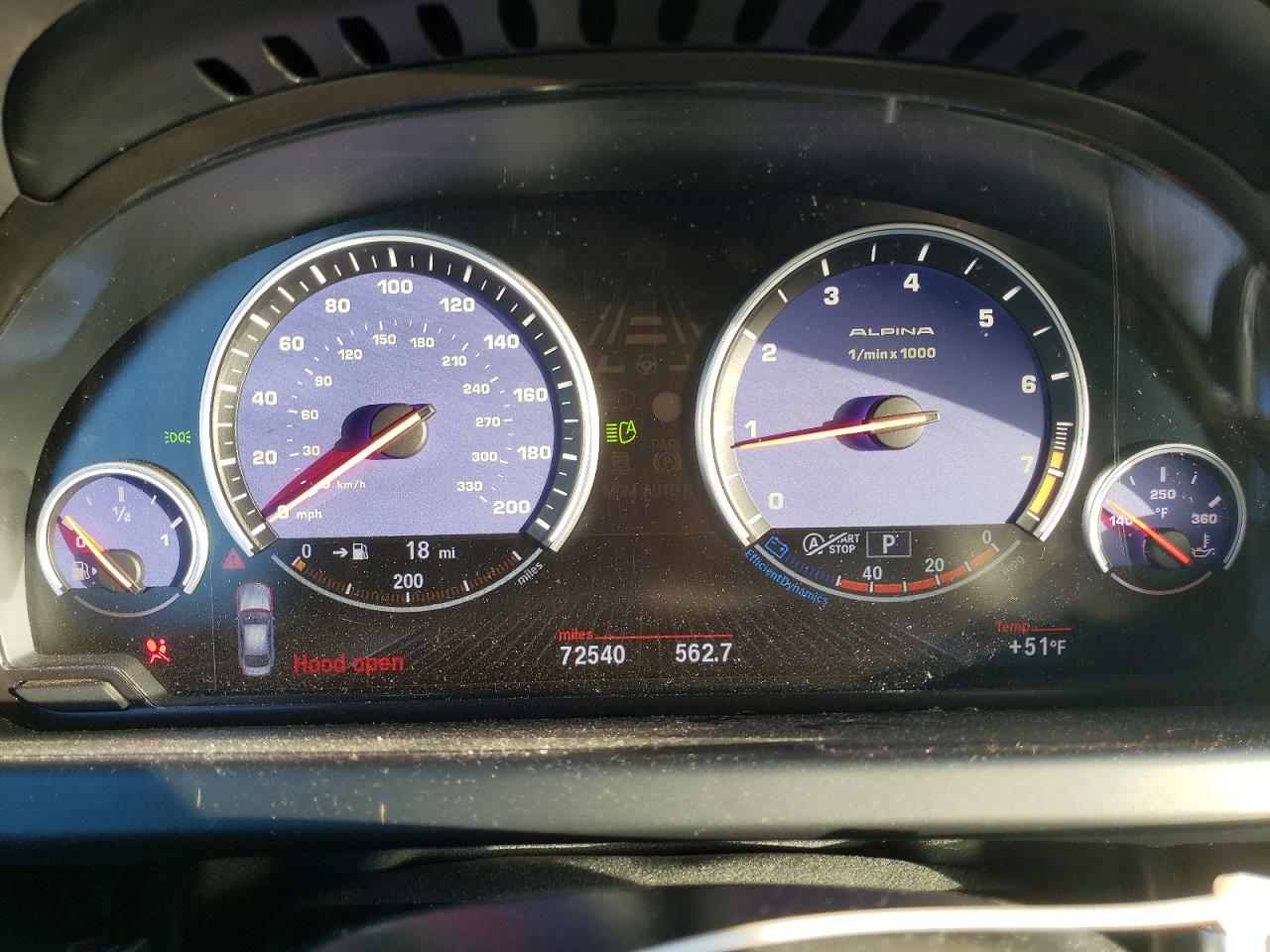 2015 Bmw Alpina B6 Blue vin: WBA6B4C52FD986164