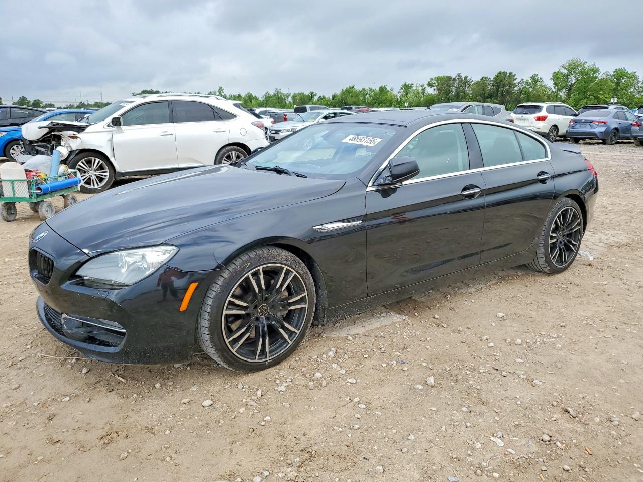 2013 Bmw 650 Xi Black vin: WBA6B4C53DD098066