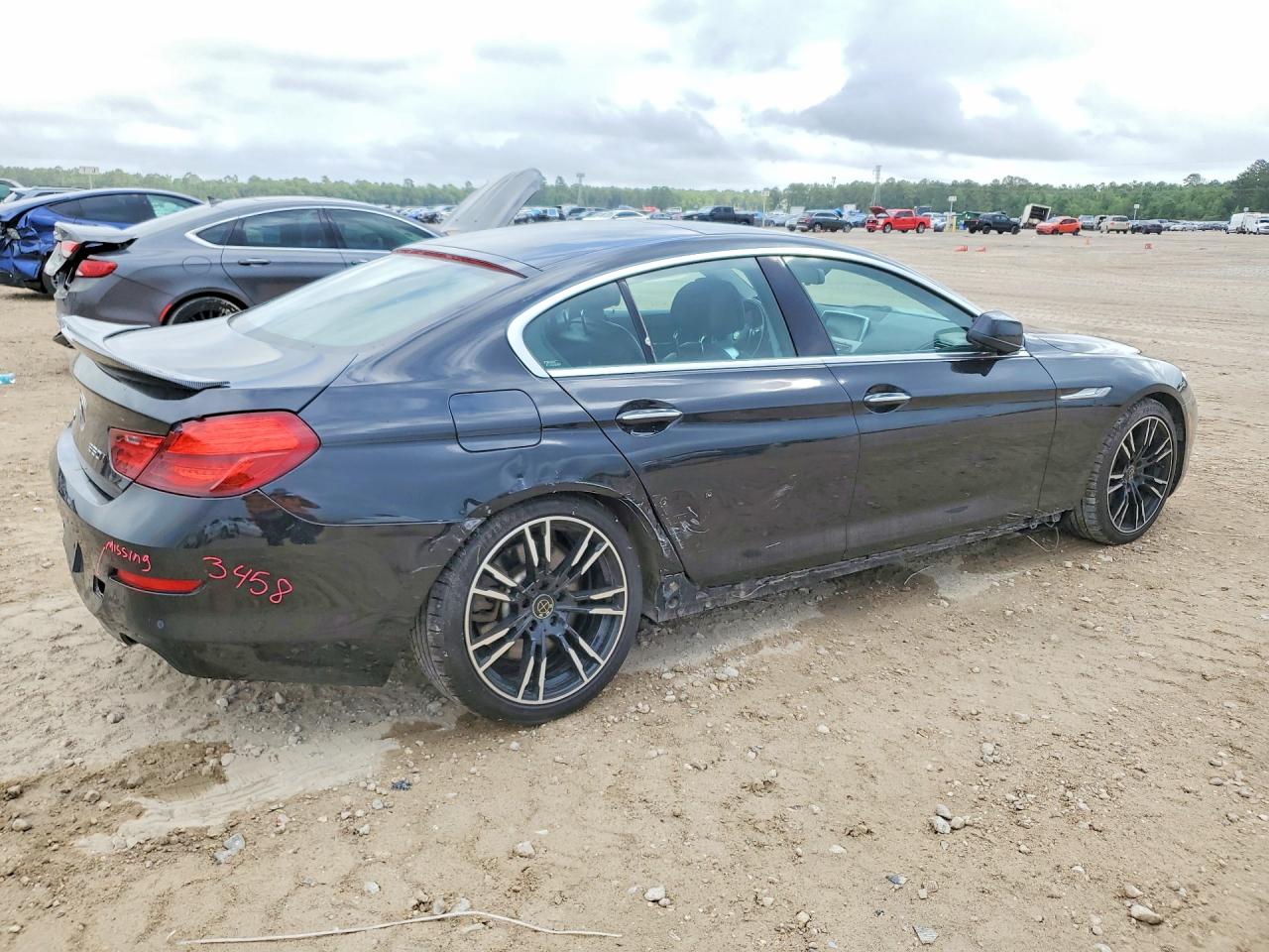 2013 Bmw 650 Xi Black vin: WBA6B4C53DD098066