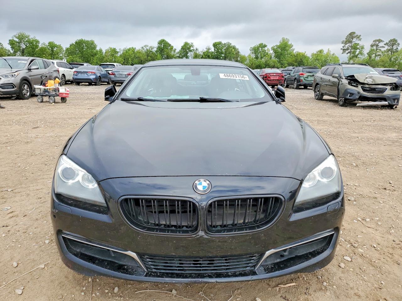 2013 Bmw 650 Xi Black vin: WBA6B4C53DD098066