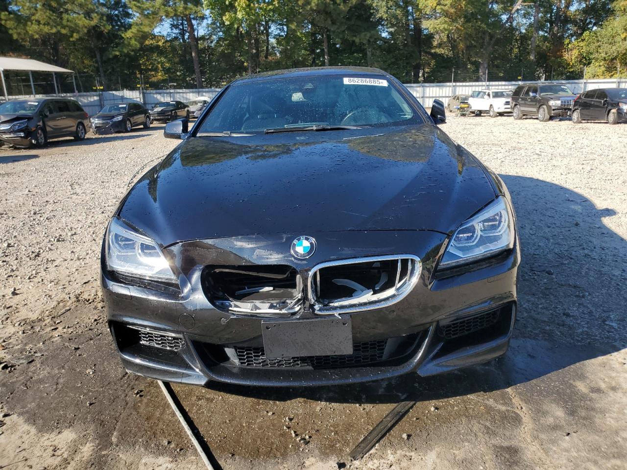 2013 Bmw 650 Xi Black vin: WBA6B4C53DDG67663