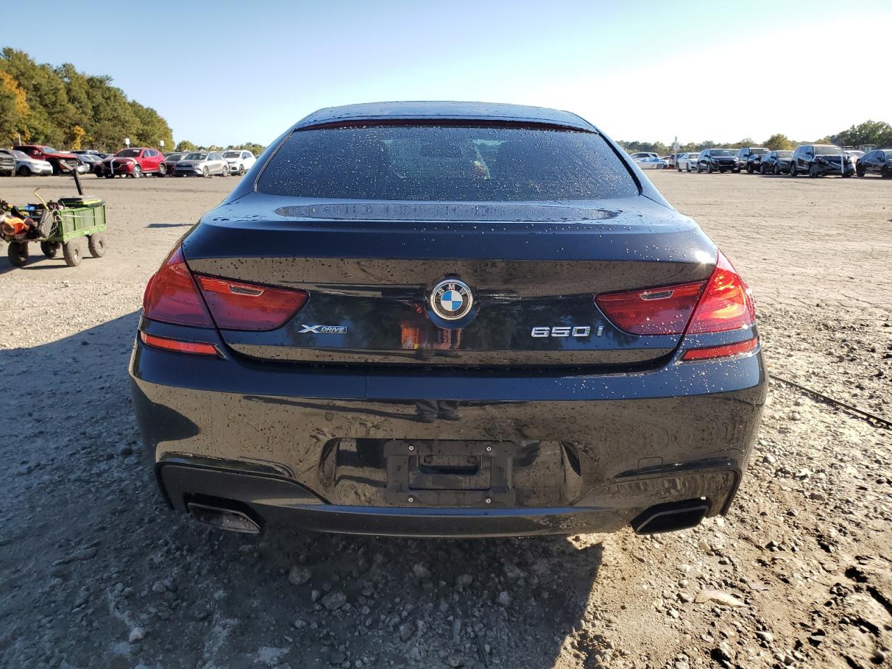 2013 Bmw 650 Xi Black vin: WBA6B4C53DDG67663
