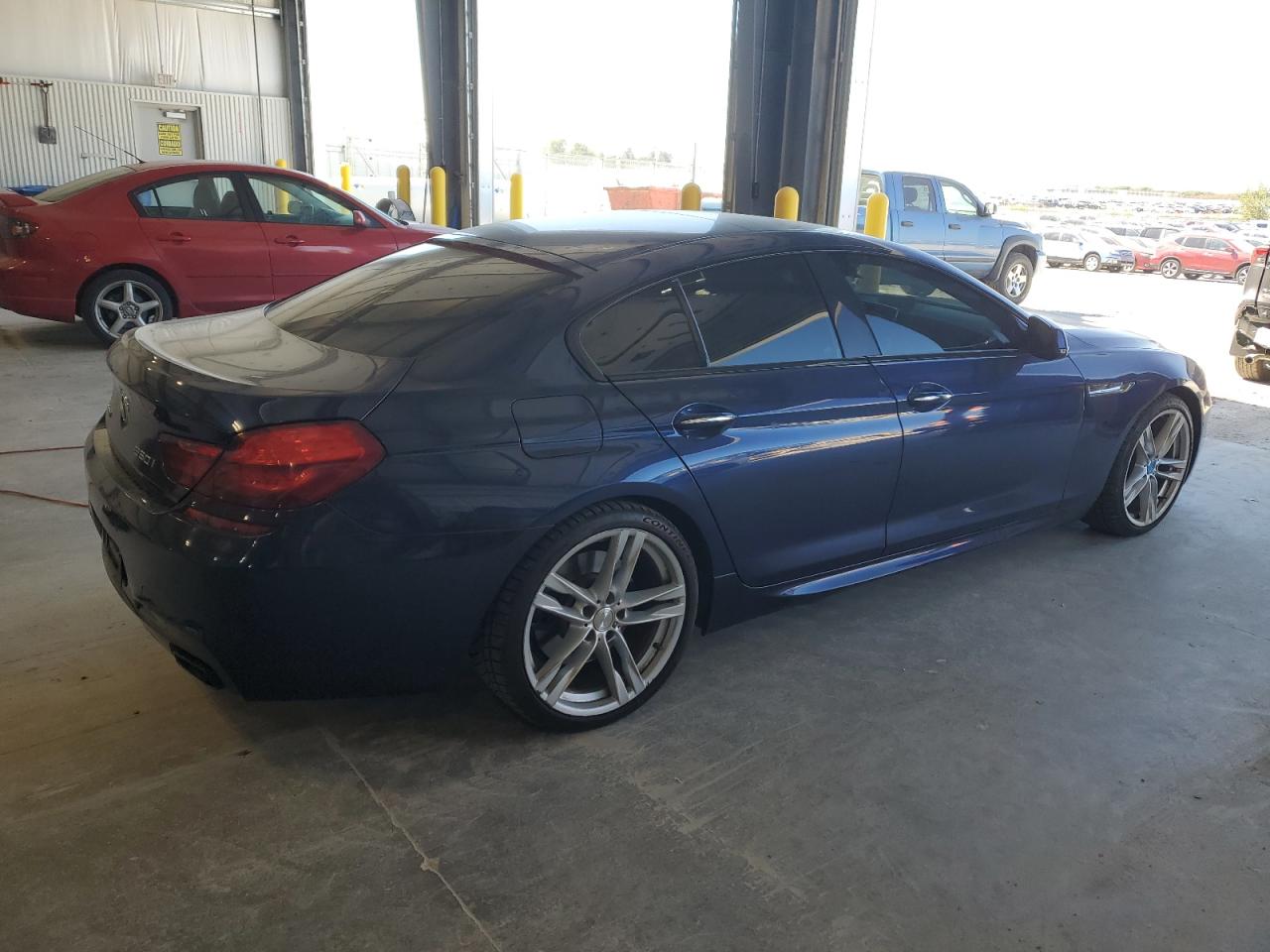 2014 Bmw 650 Xi Gran Coupe Blue vin: WBA6B4C53ED099347