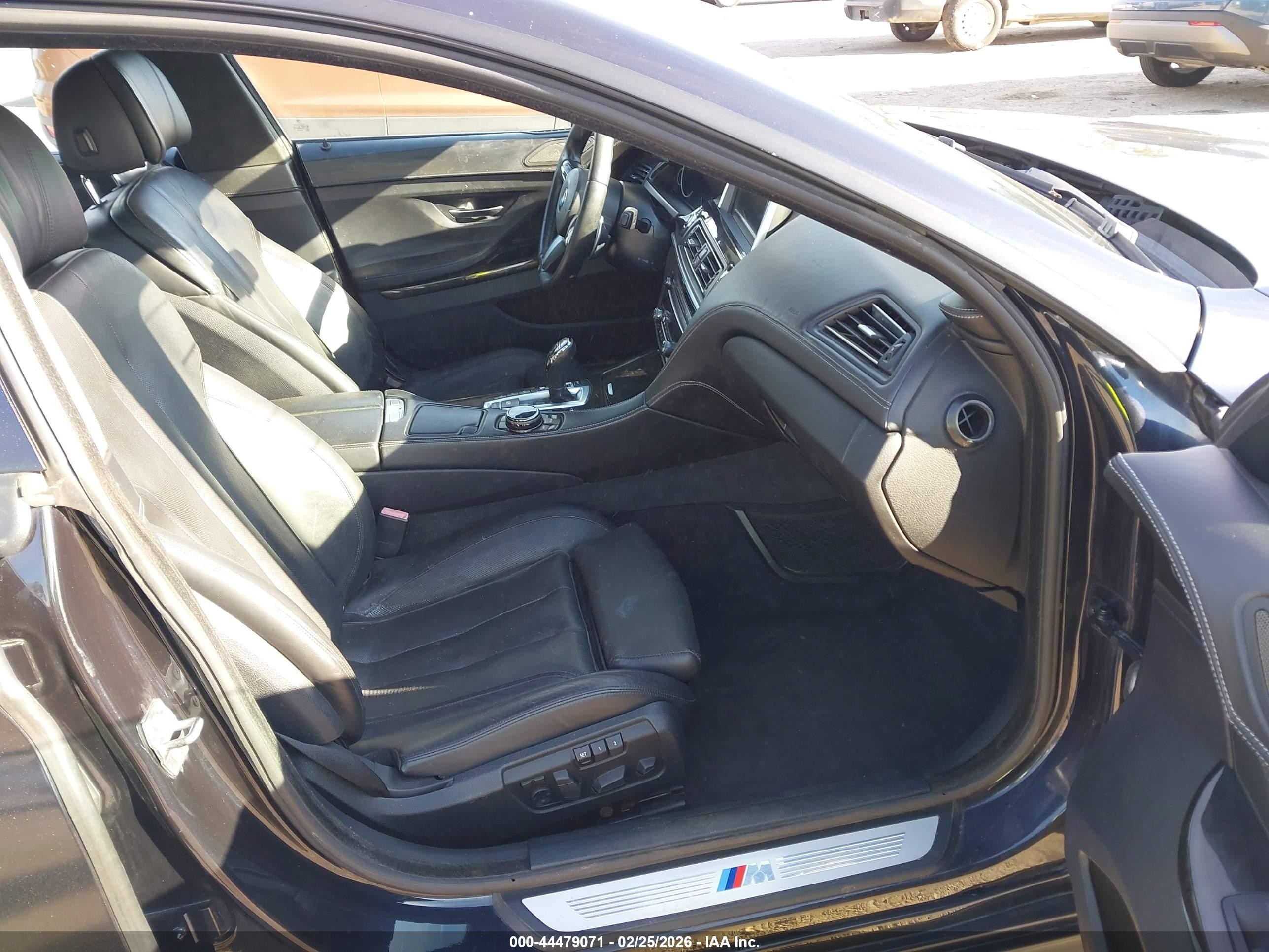 2015 Bmw 650i Gran Coupe Xdrive Blue vin: WBA6B4C53FD761333