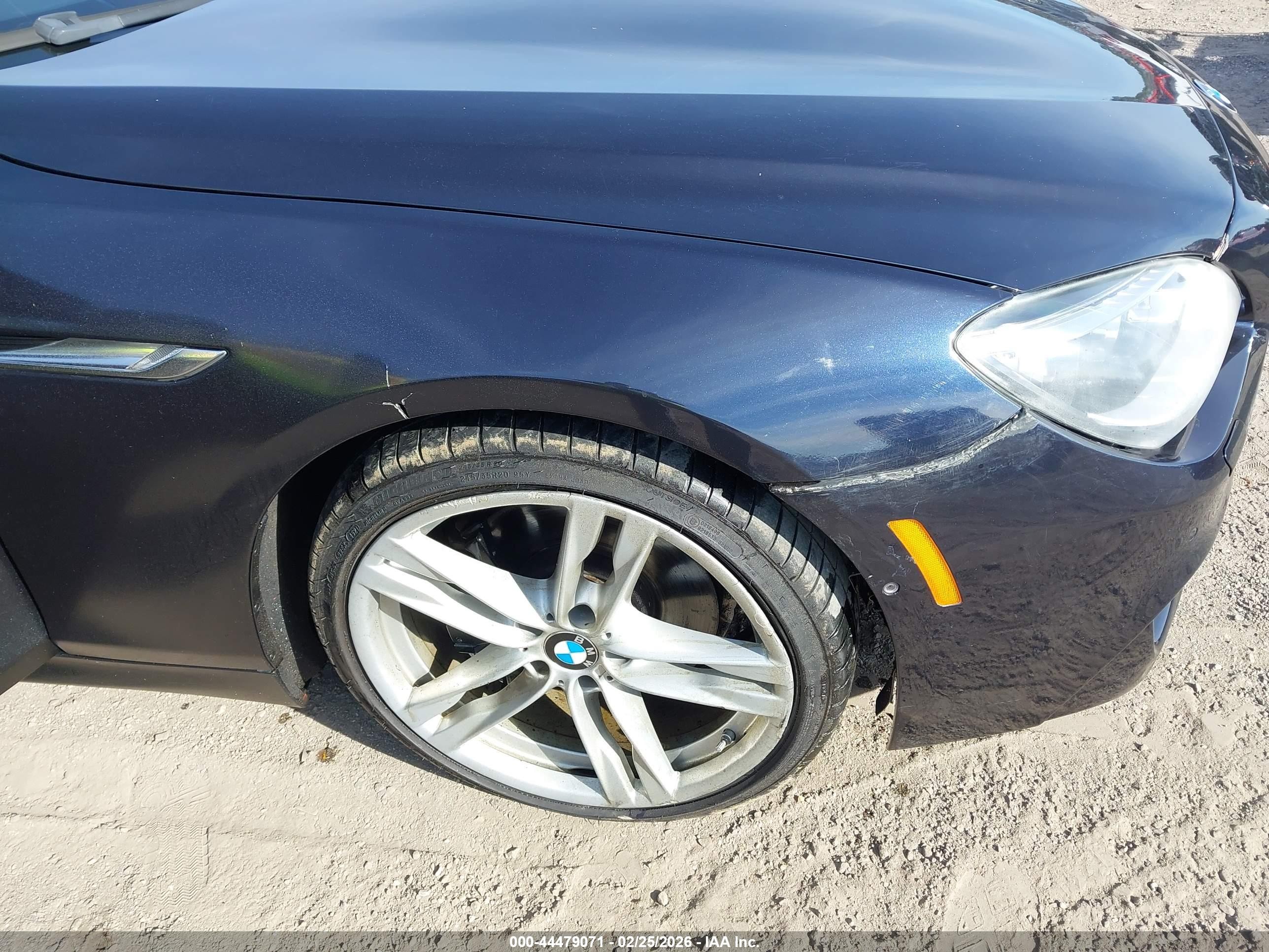 2015 Bmw 650i Gran Coupe Xdrive Blue vin: WBA6B4C53FD761333