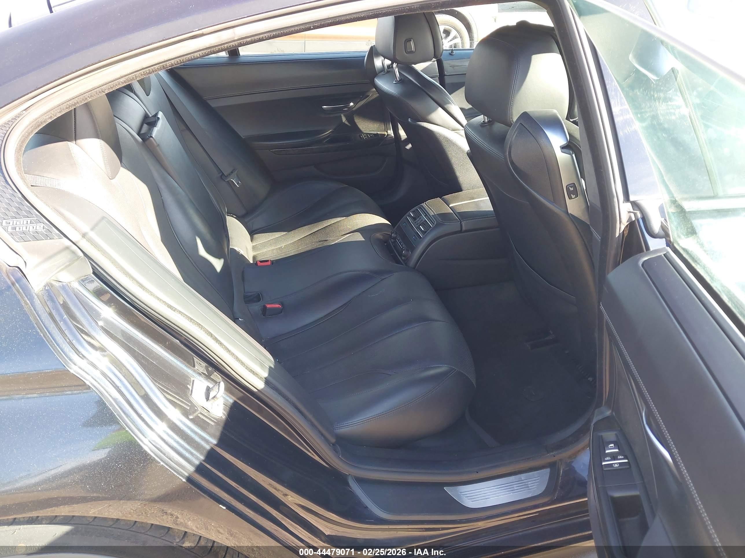 2015 Bmw 650i Gran Coupe Xdrive Blue vin: WBA6B4C53FD761333