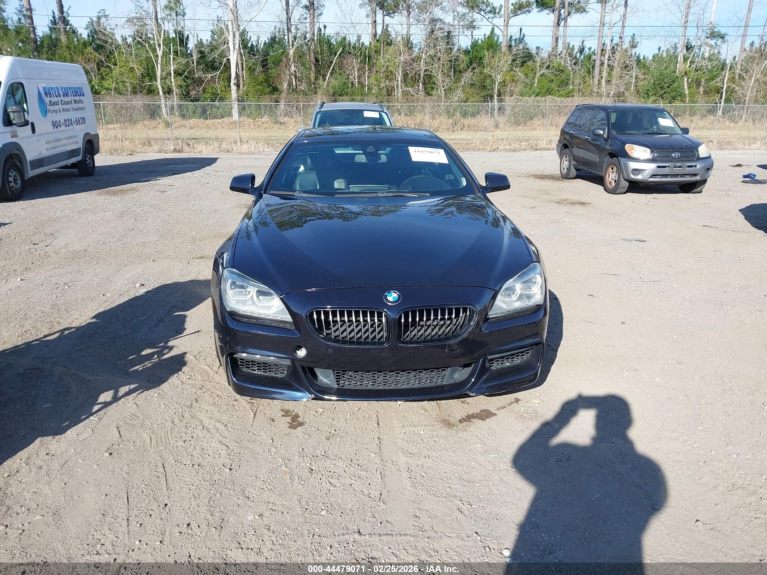 2015 Bmw 650i Gran Coupe Xdrive Blue vin: WBA6B4C53FD761333