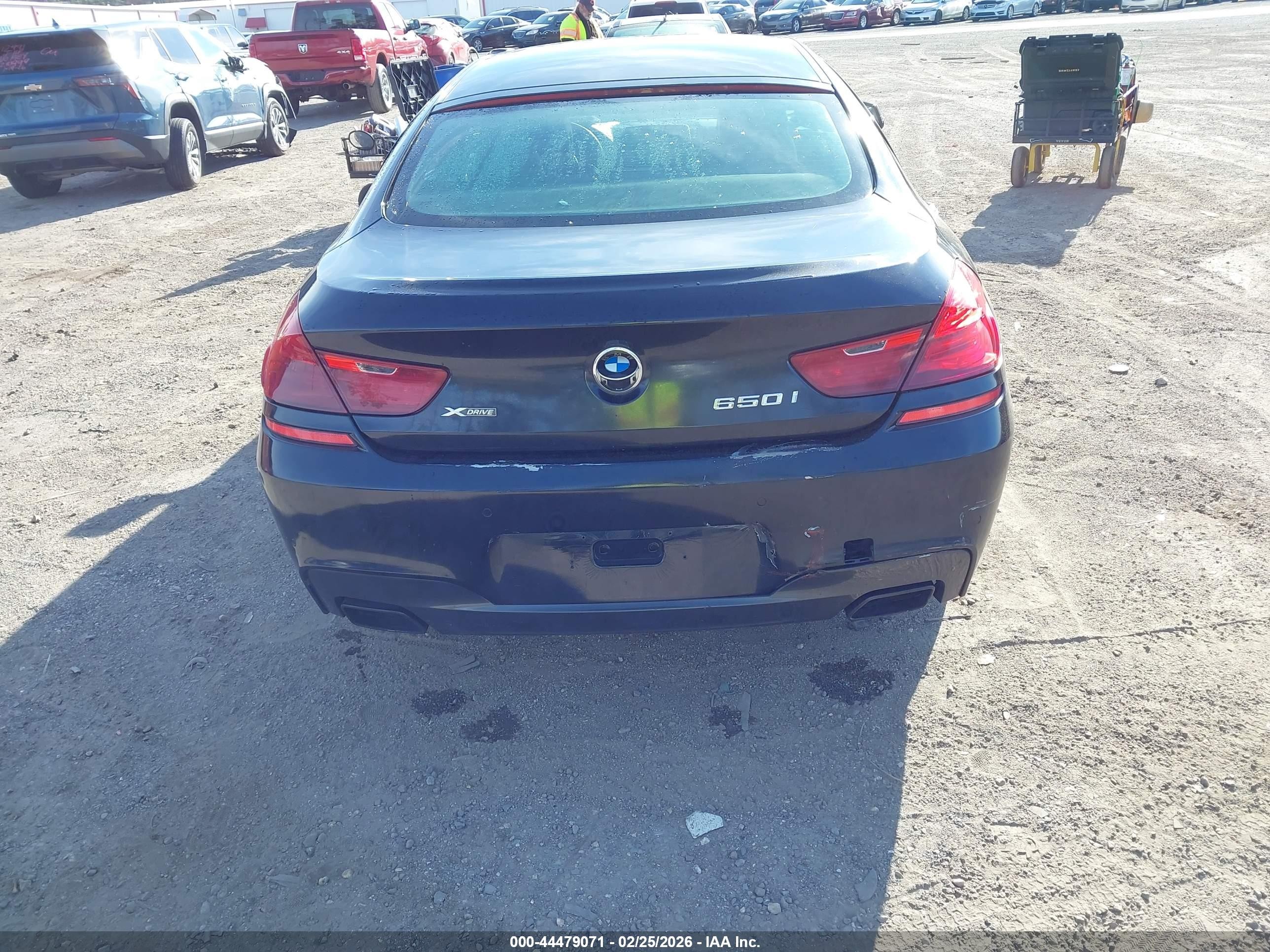 2015 Bmw 650i Gran Coupe Xdrive Blue vin: WBA6B4C53FD761333