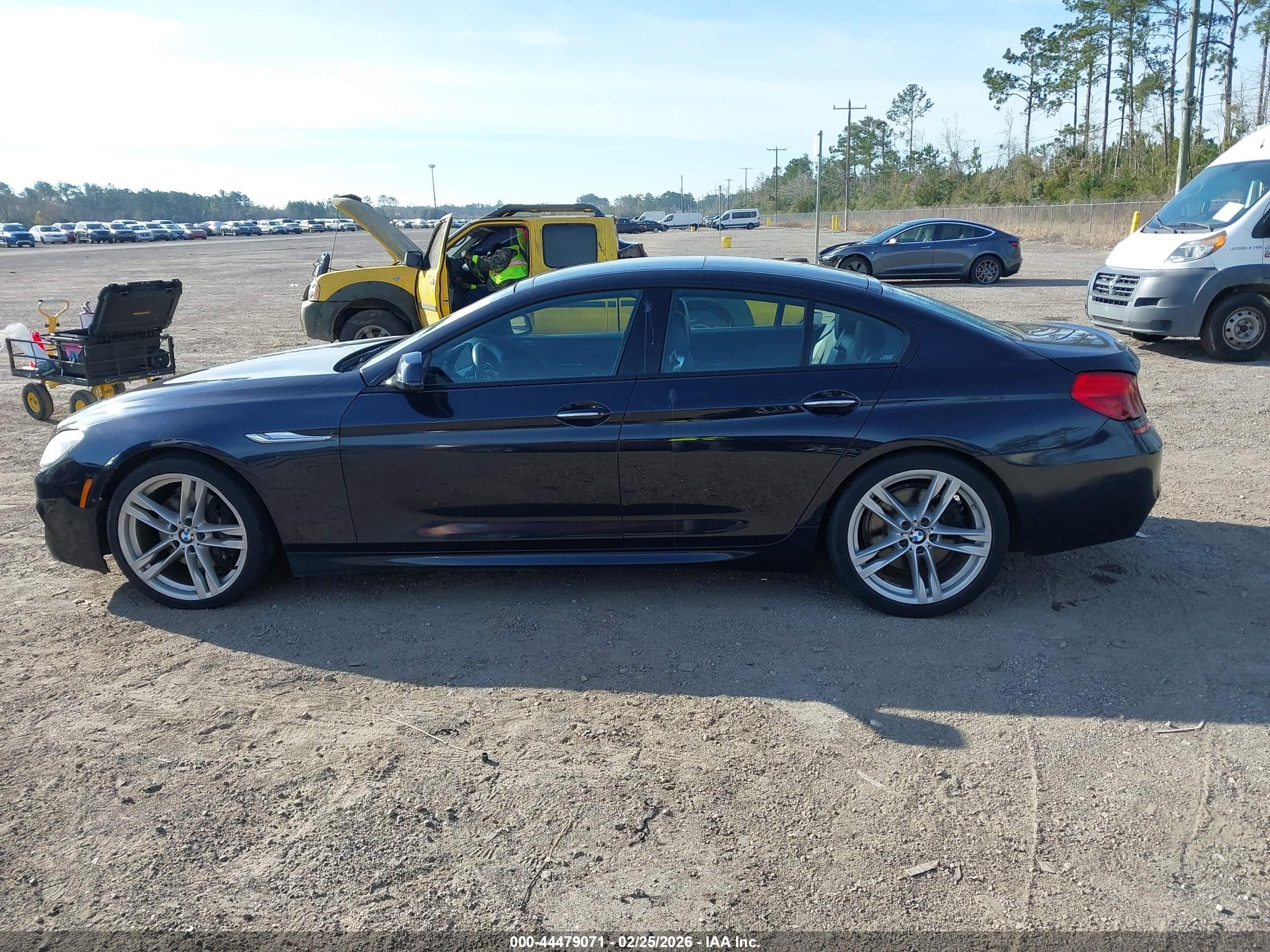 2015 Bmw 650i Gran Coupe Xdrive Blue vin: WBA6B4C53FD761333