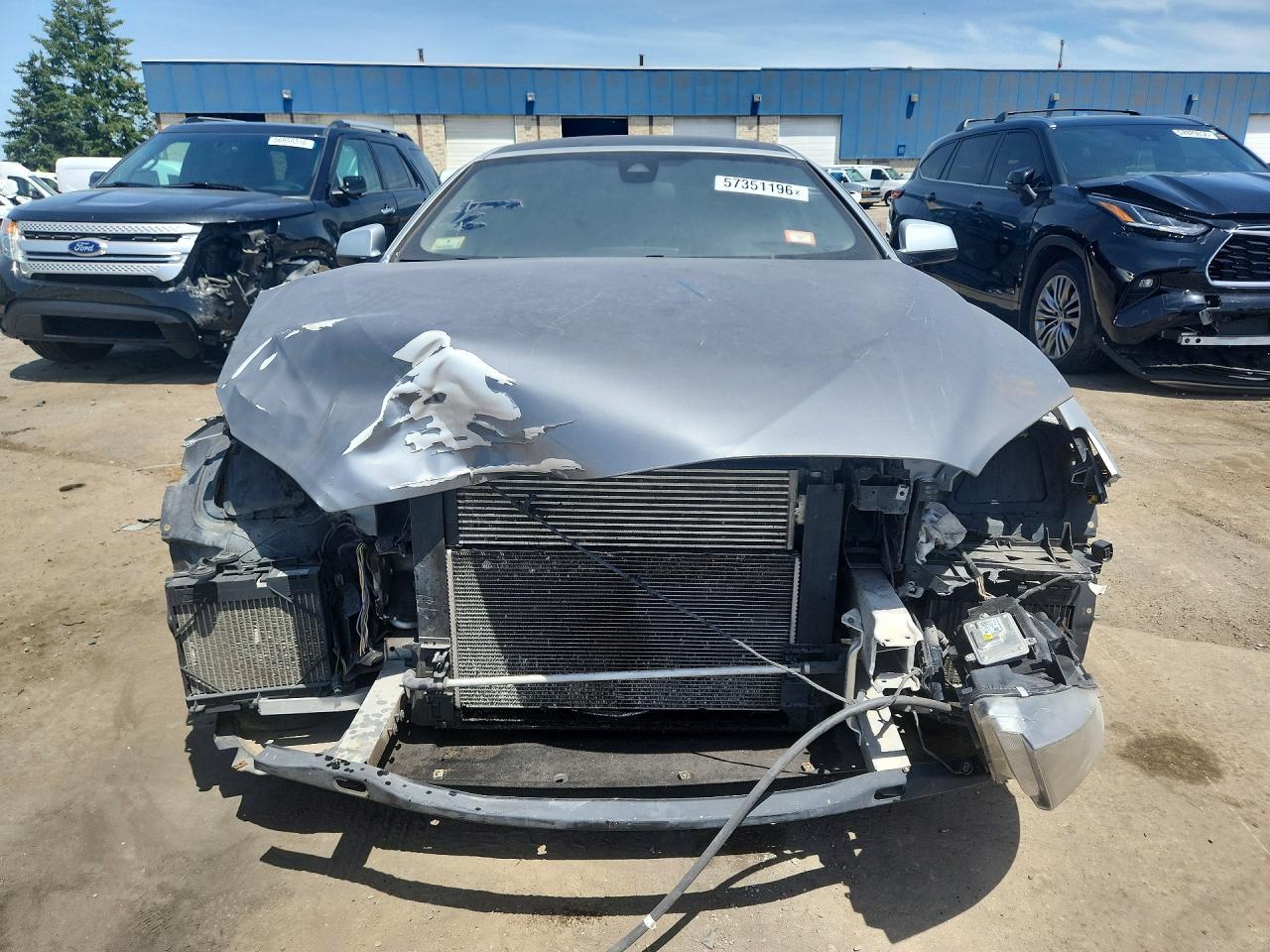 2013 Bmw 650 Xi Silver vin: WBA6B4C54DD098240