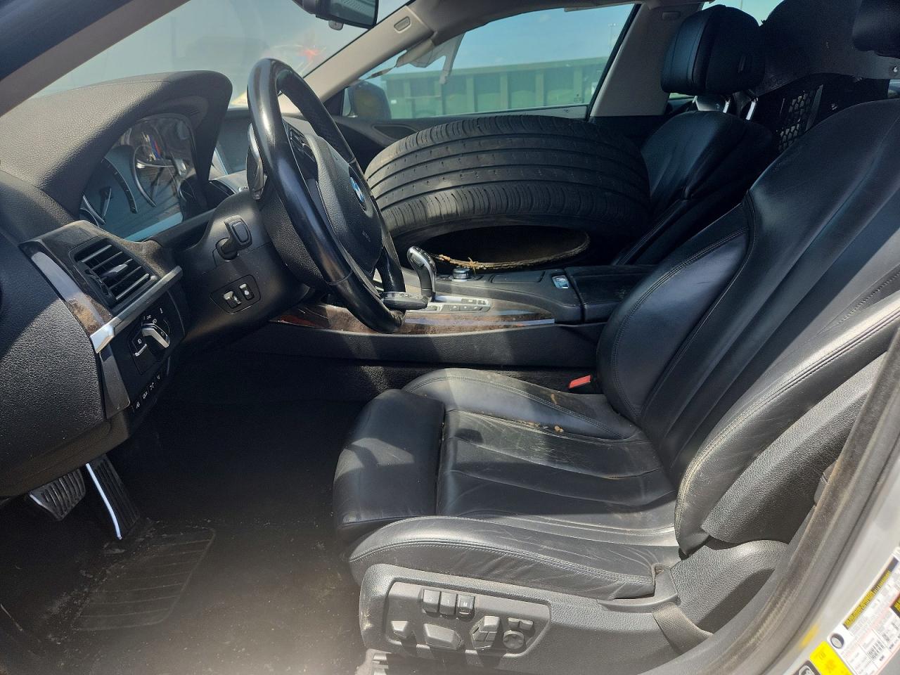 2013 Bmw 650 Xi Silver vin: WBA6B4C54DD098240