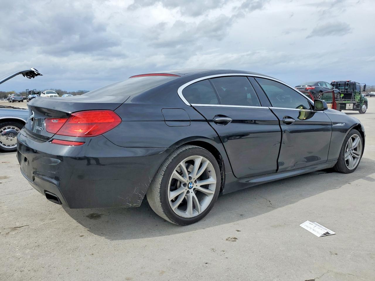 2013 Bmw 650 Xi Black vin: WBA6B4C55DD098781