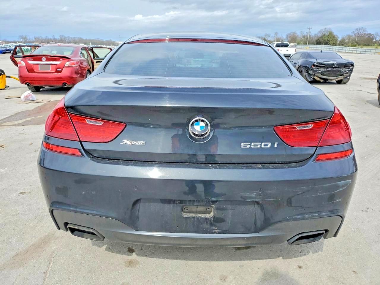 2013 Bmw 650 Xi Black vin: WBA6B4C55DD098781