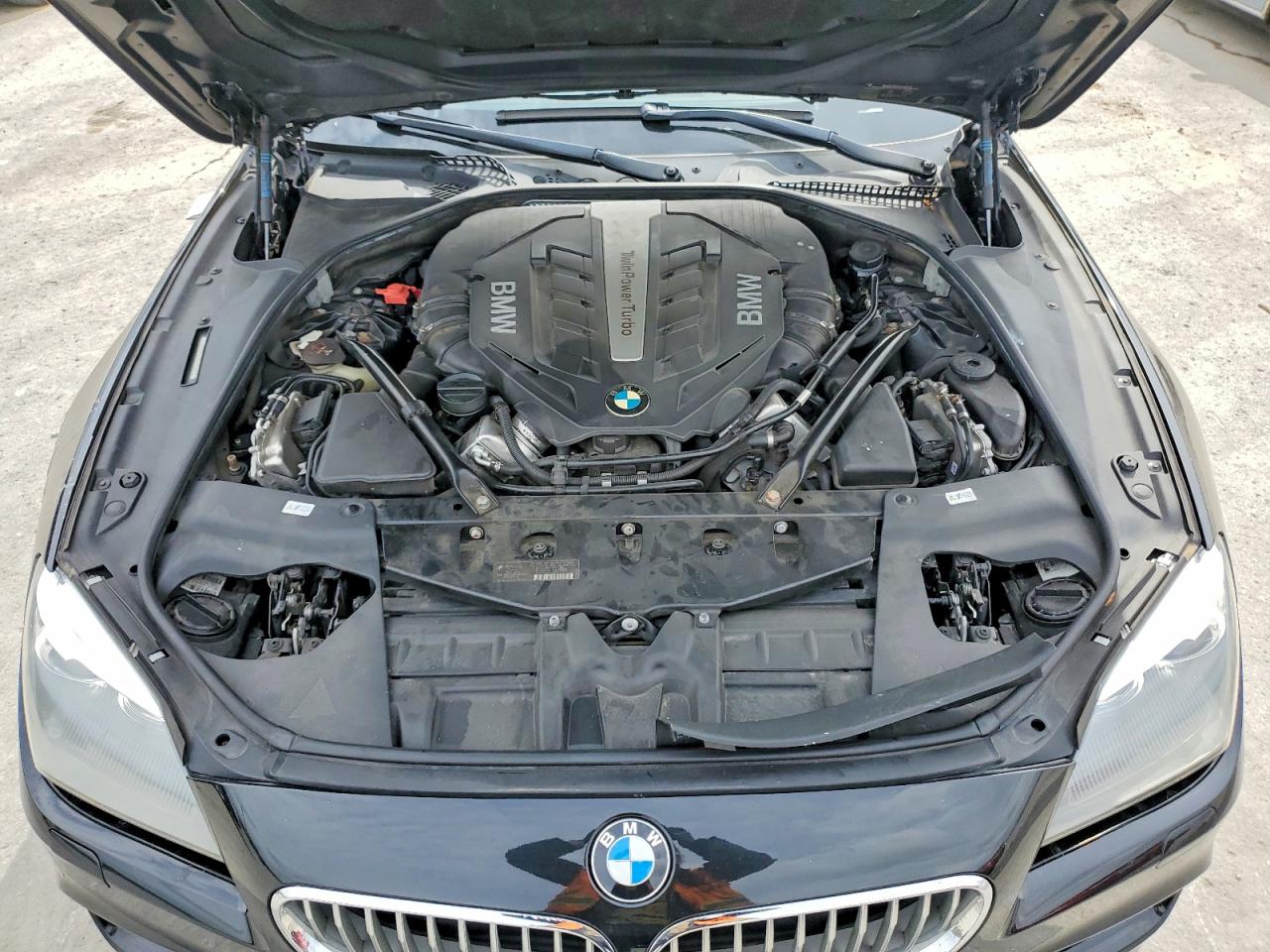 2013 Bmw 650 Xi Black vin: WBA6B4C55DD098781