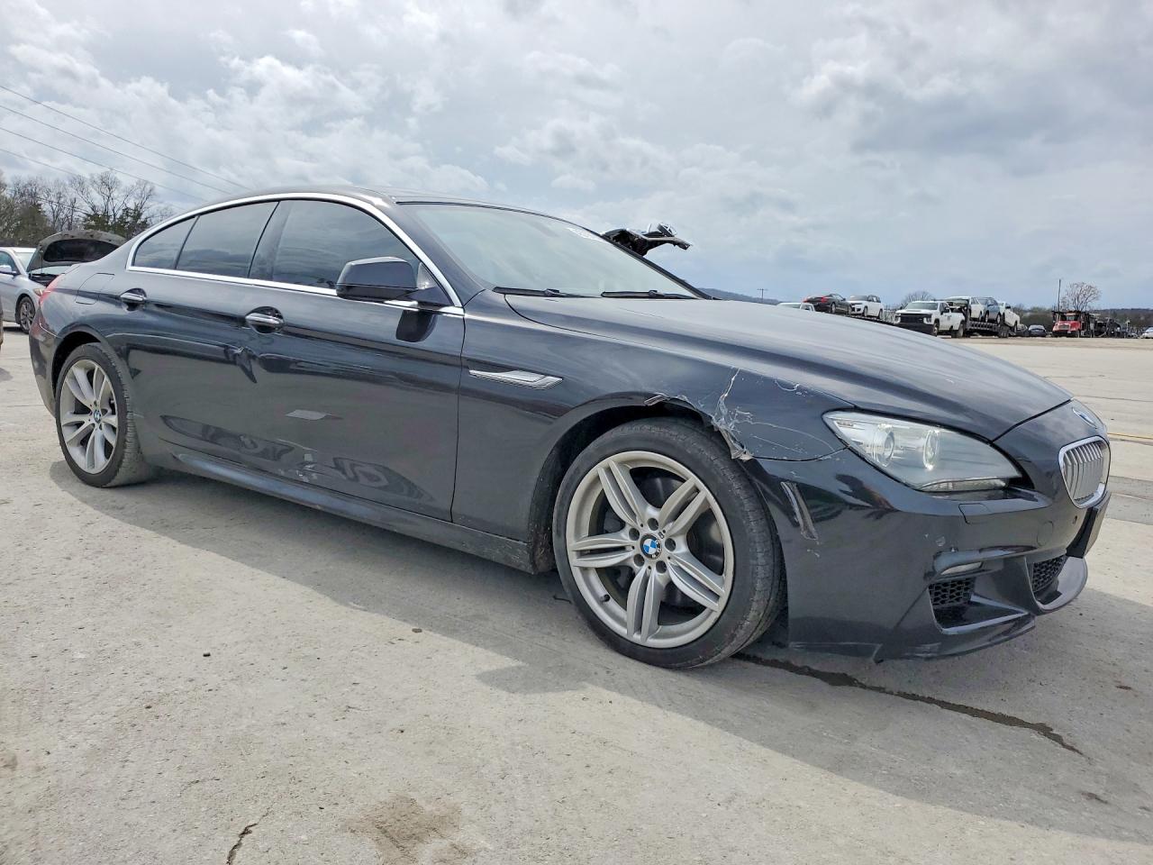 2013 Bmw 650 Xi Black vin: WBA6B4C55DD098781