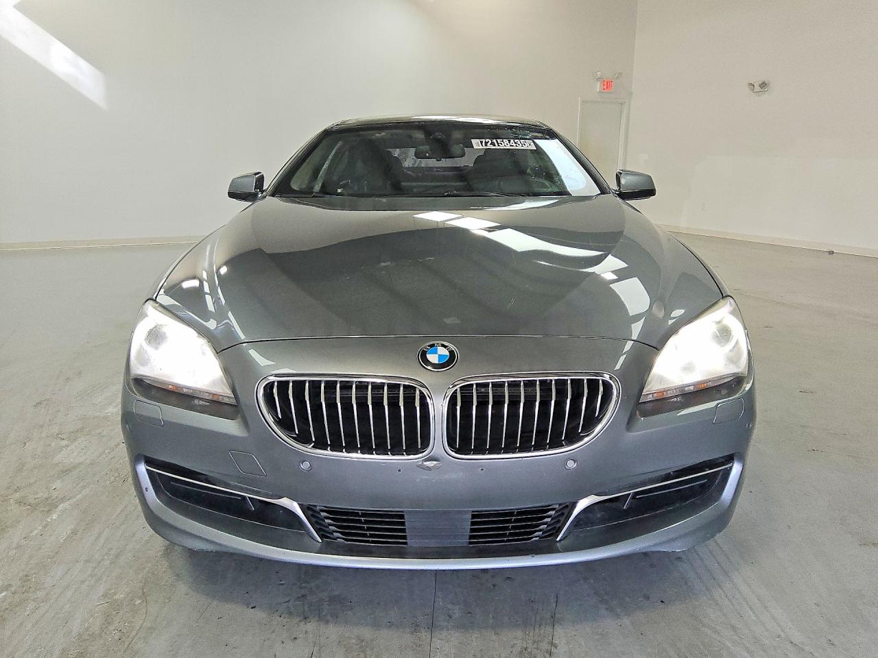 2014 Bmw 650 Xi Gran Coupe Gray vin: WBA6B4C55ED099091
