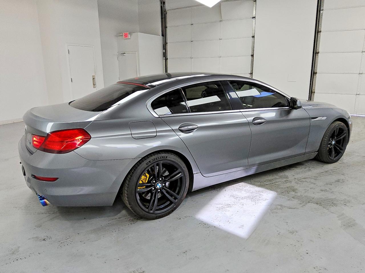 2014 Bmw 650 Xi Gran Coupe Gray vin: WBA6B4C55ED099091