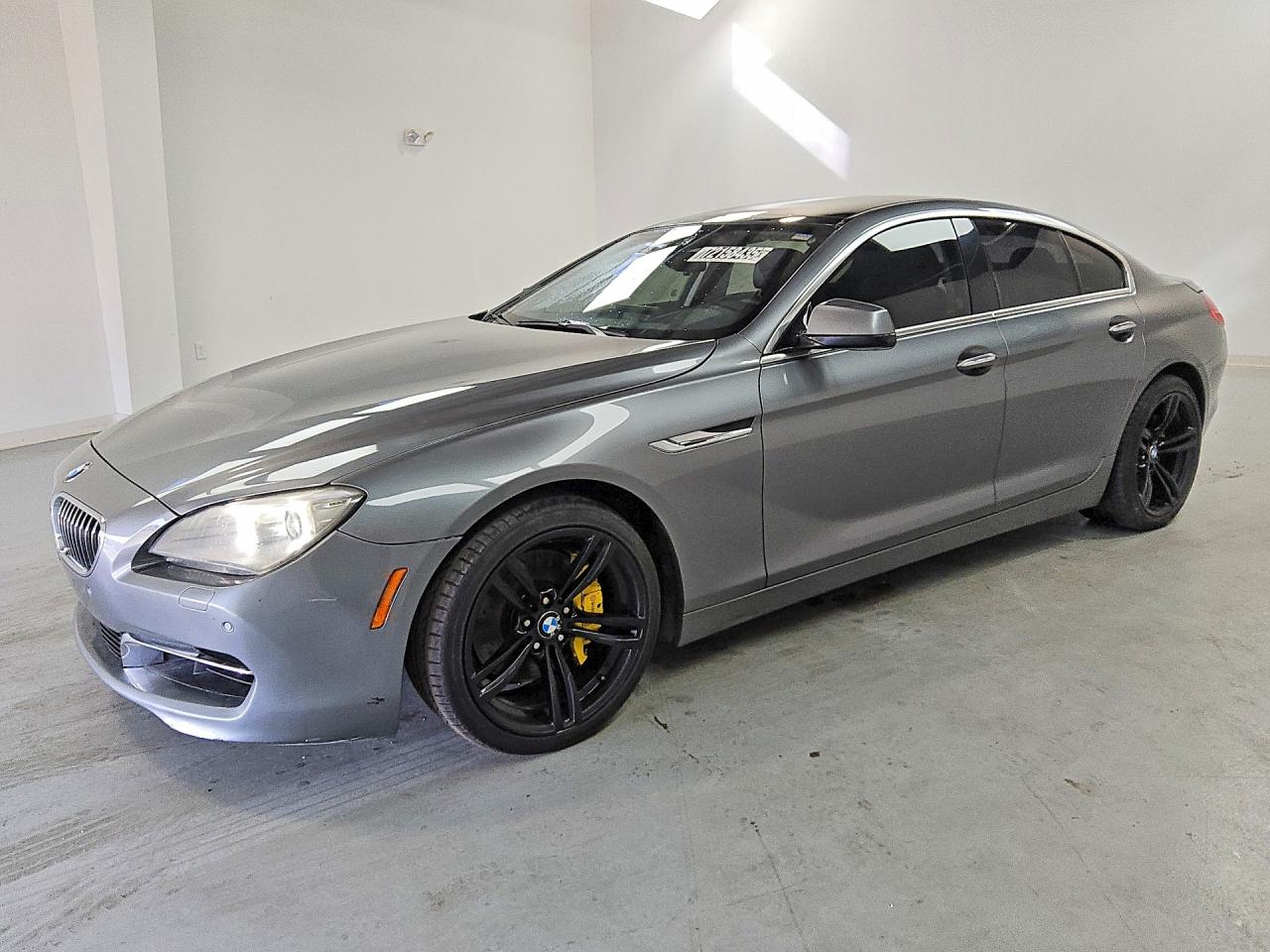 2014 Bmw 650 Xi Gran Coupe Gray vin: WBA6B4C55ED099091