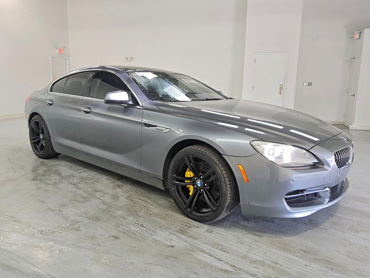 2014 Bmw 650 Xi Gran Coupe Gray vin: WBA6B4C55ED099091