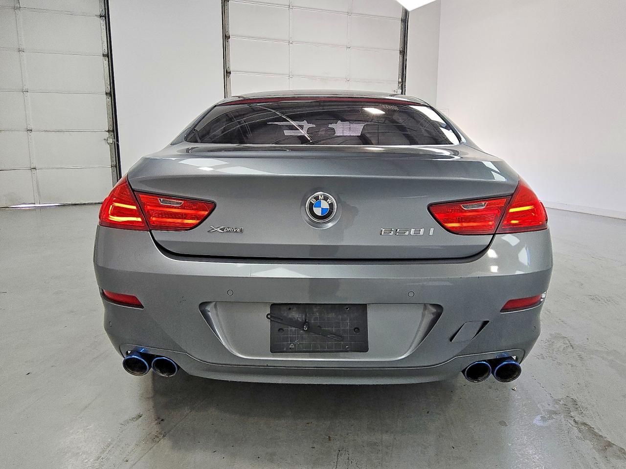 2014 Bmw 650 Xi Gran Coupe Gray vin: WBA6B4C55ED099091