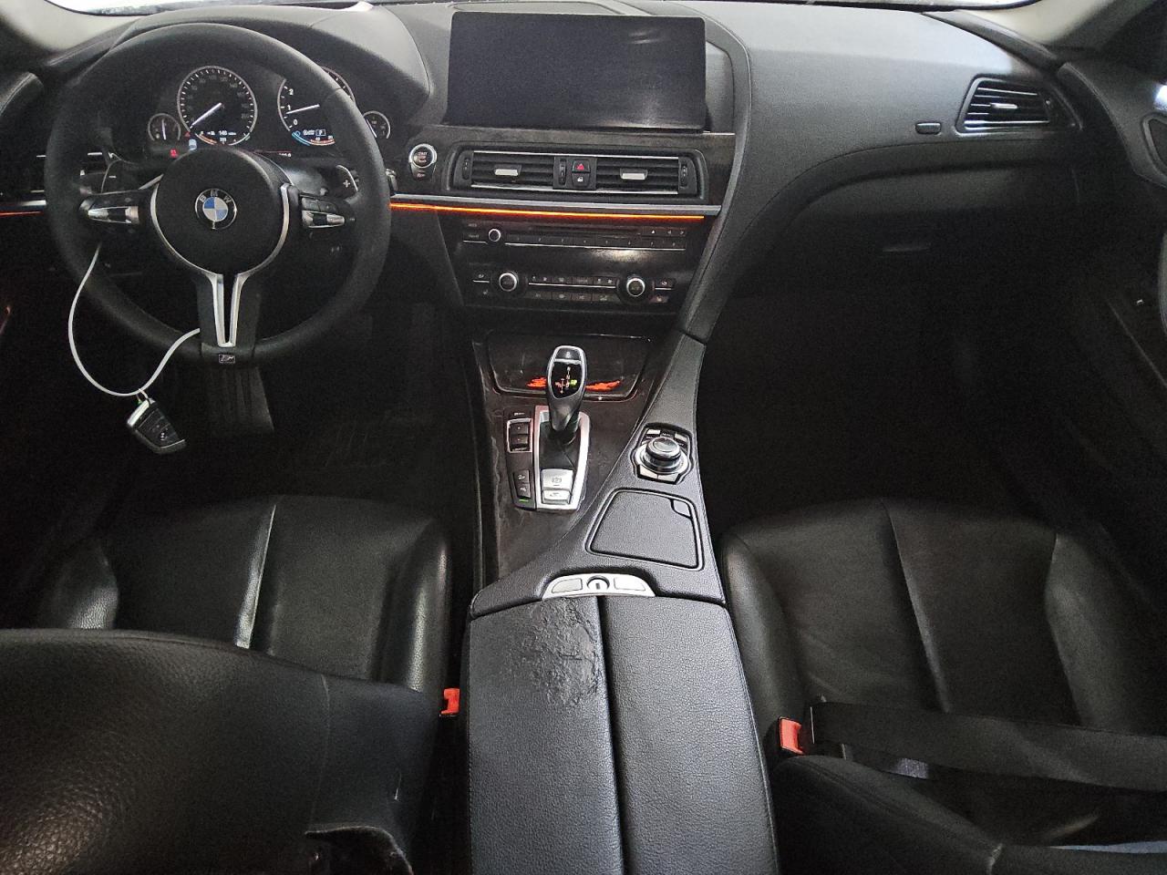 2014 Bmw 650 Xi Gran Coupe Gray vin: WBA6B4C55ED099091 Damage: Front Center Armrest, Worn, Replacement Required