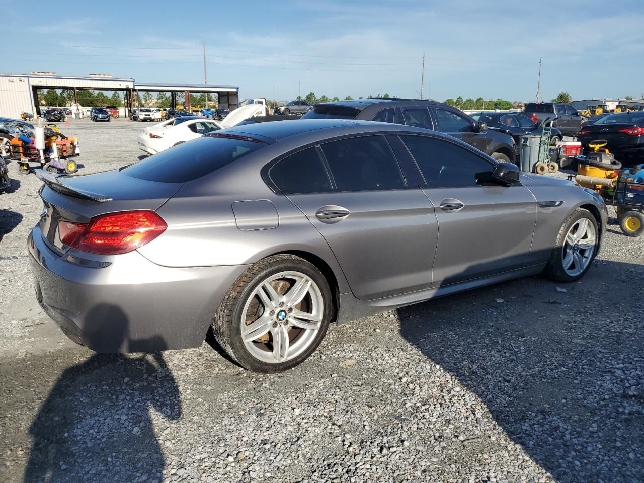 2014 Bmw 650 Xi Gran Coupe Gray vin: WBA6B4C55ED099379