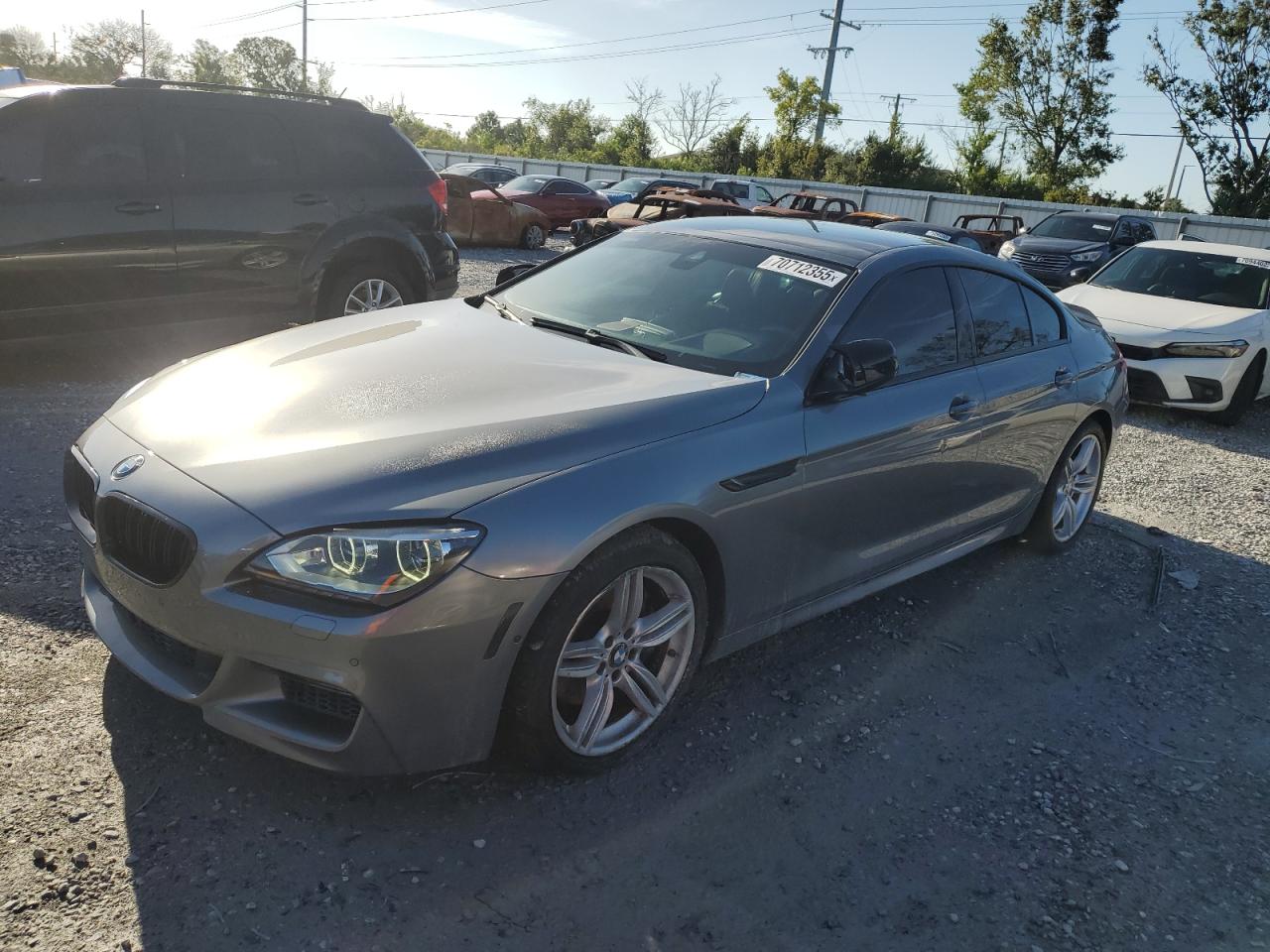 2014 Bmw 650 Xi Gran Coupe Gray vin: WBA6B4C55ED099379